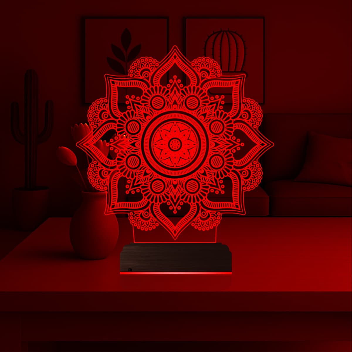 Мандала — 3D LED Ночник | Душевный подарок 6