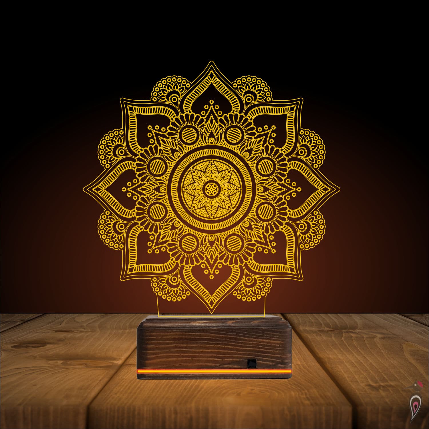 Мандала — 3D LED Ночник | Душевный подарок 9