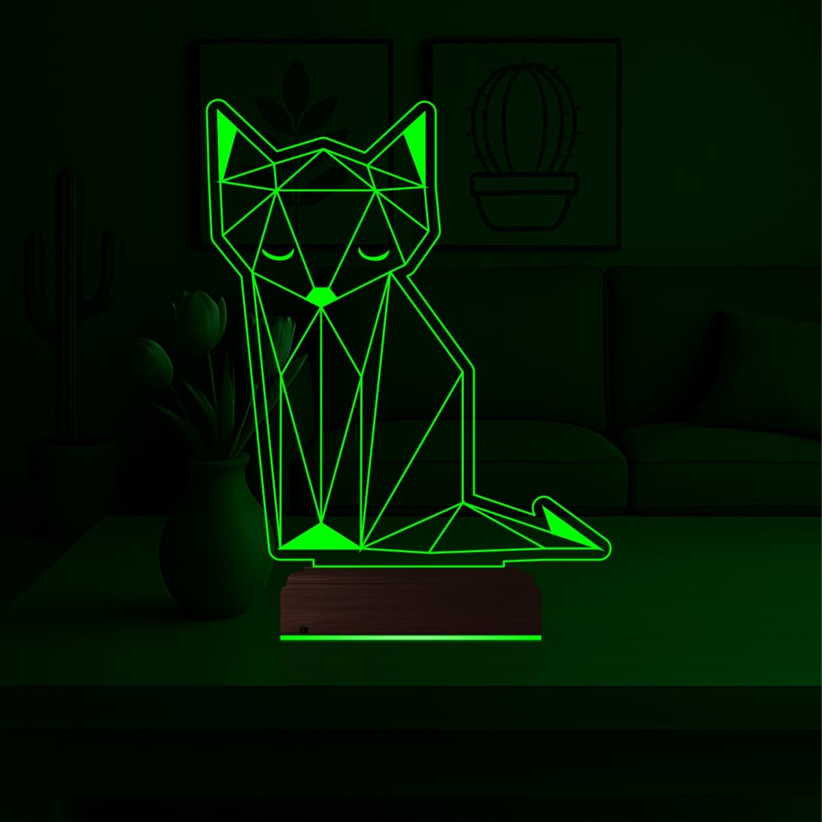 Лиса — 3D LED Ночник | Оригинальный подарок ребенку 5