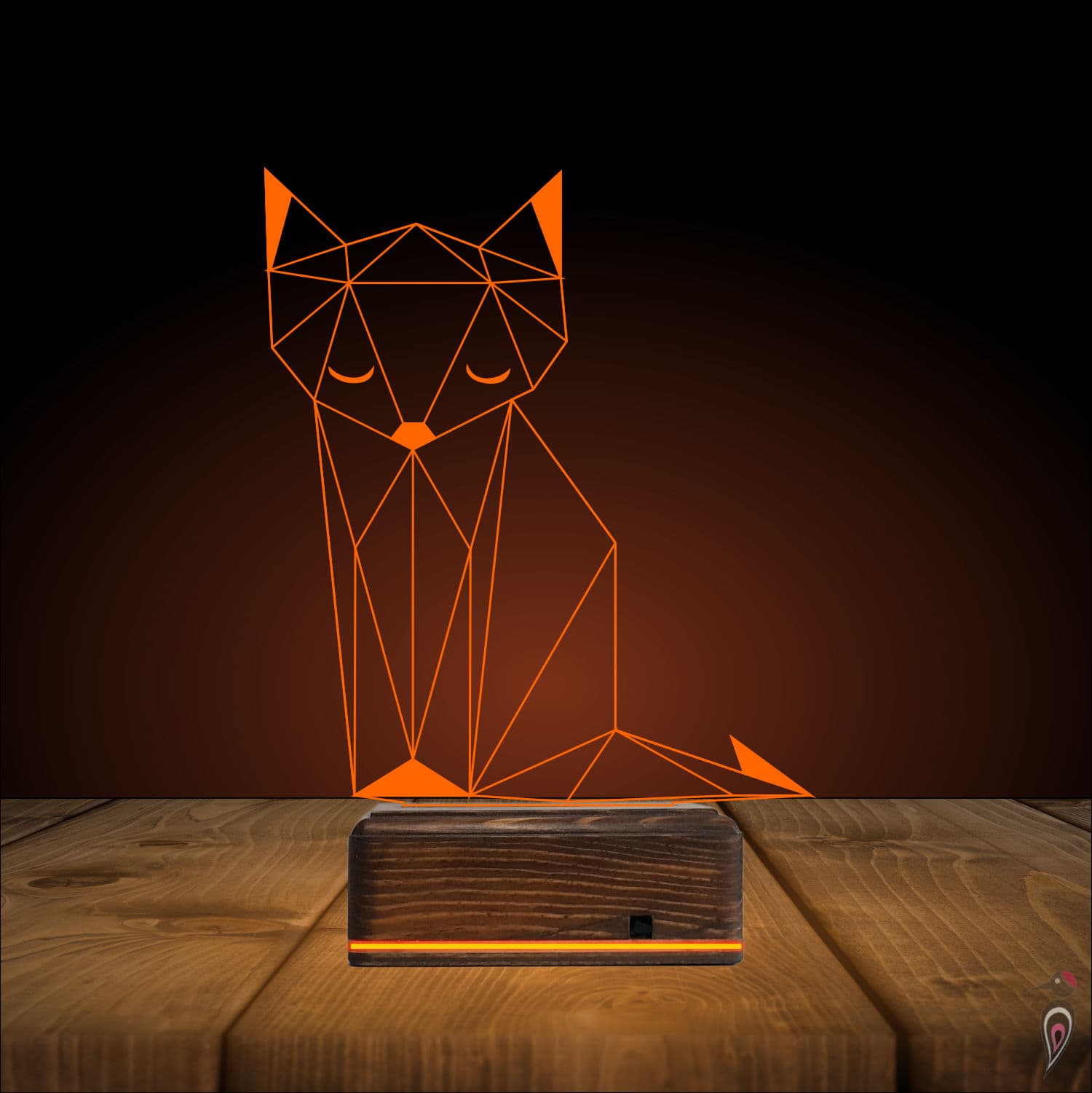 Лиса — 3D LED Ночник | Оригинальный подарок ребенку 9