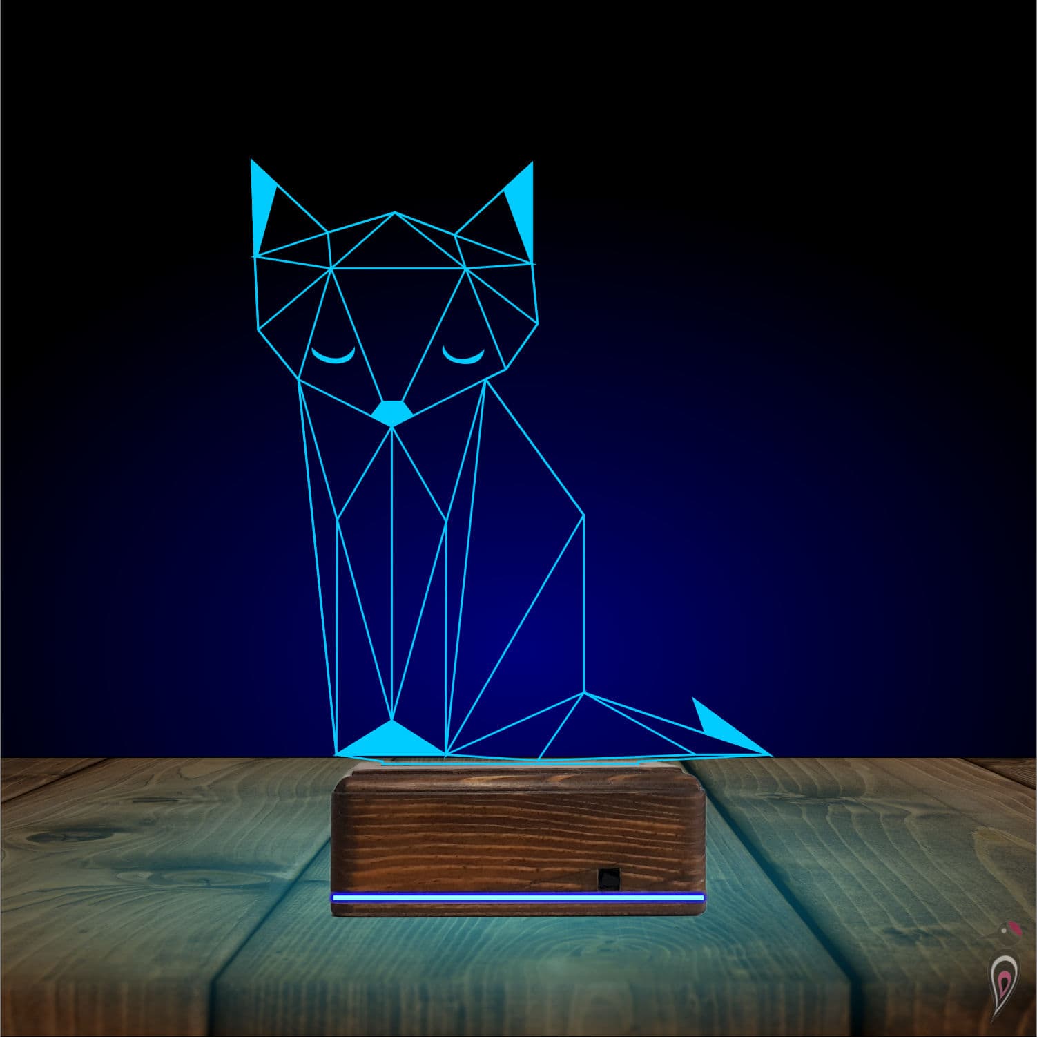 Лиса — 3D LED Ночник | Оригинальный подарок ребенку 10