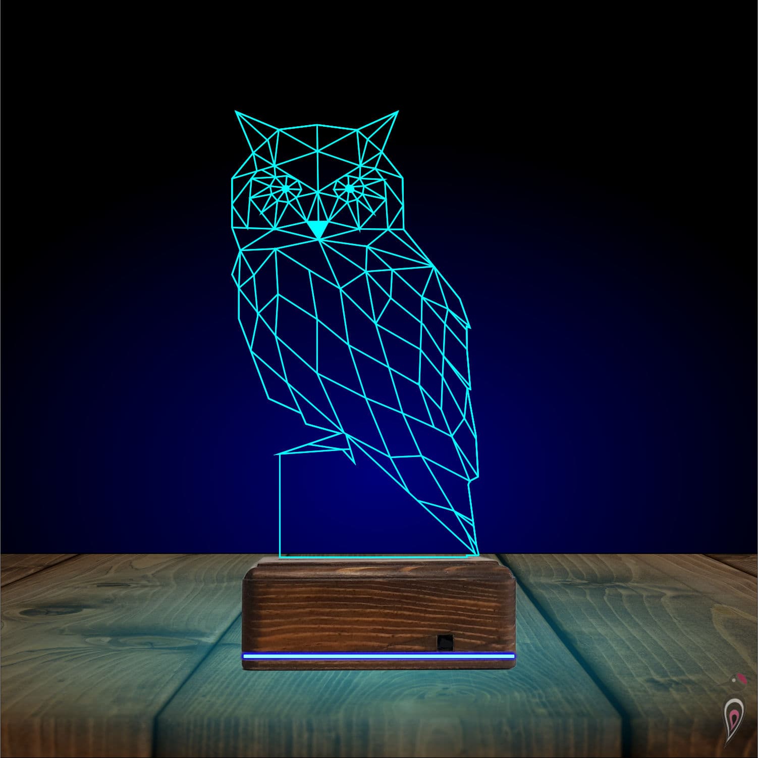 Сова — 3D LED Ночник | Стильный подарок 10