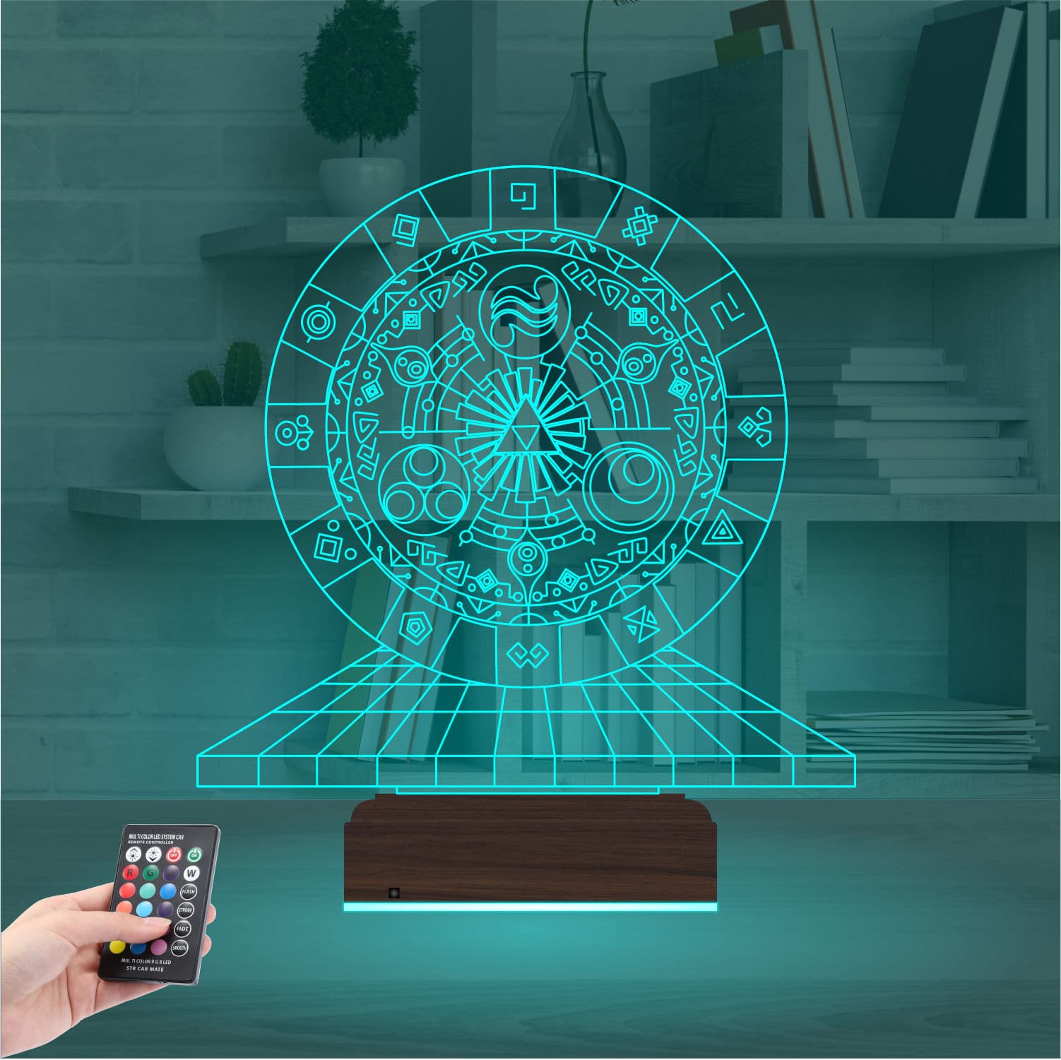 Зельда Врата Времени — 3D LED Ночник | Подарок геймеру 3