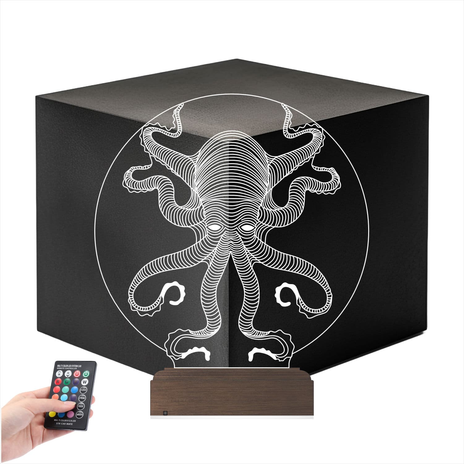 Осьминог — 3D LED Ночник | Оригинальный подарок