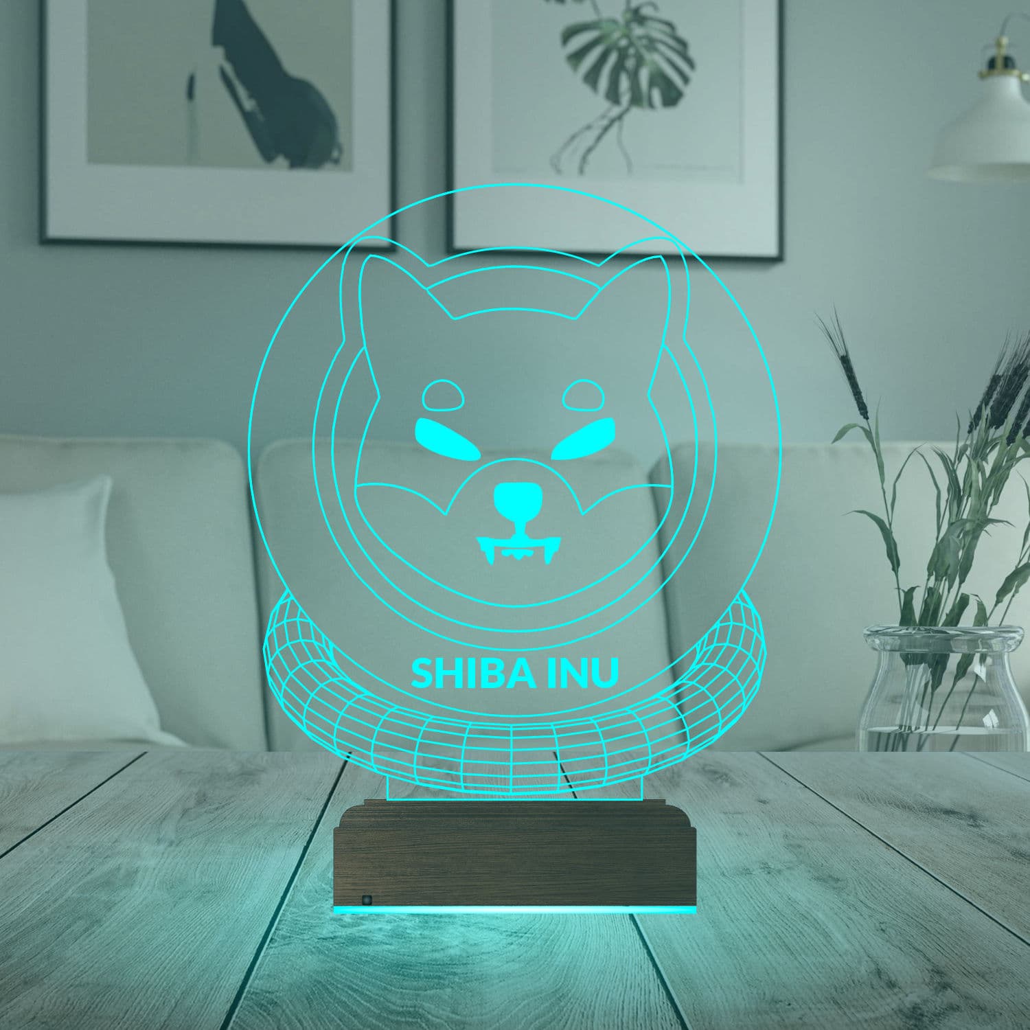 3D Düz Lamba #268 3