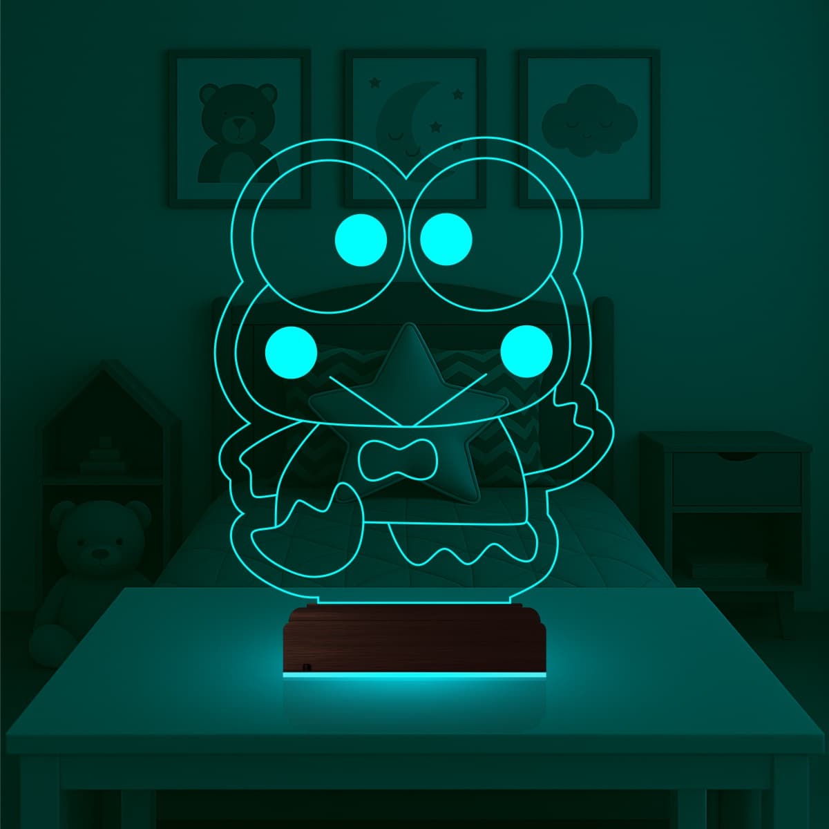 Лягушонок Кероппи — 3D LED Ночник | Подарок ребенку 2