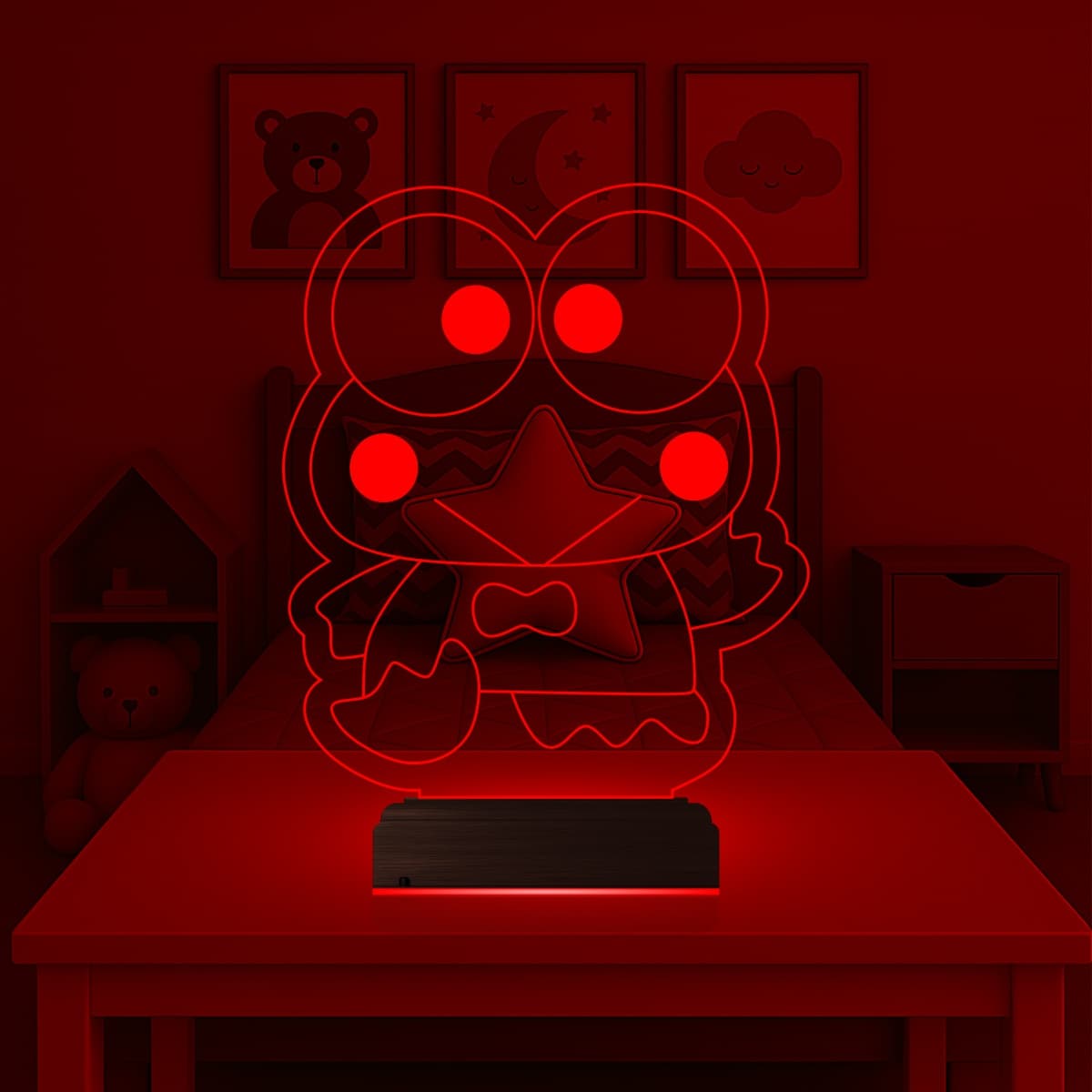 Лягушонок Кероппи — 3D LED Ночник | Подарок ребенку 3