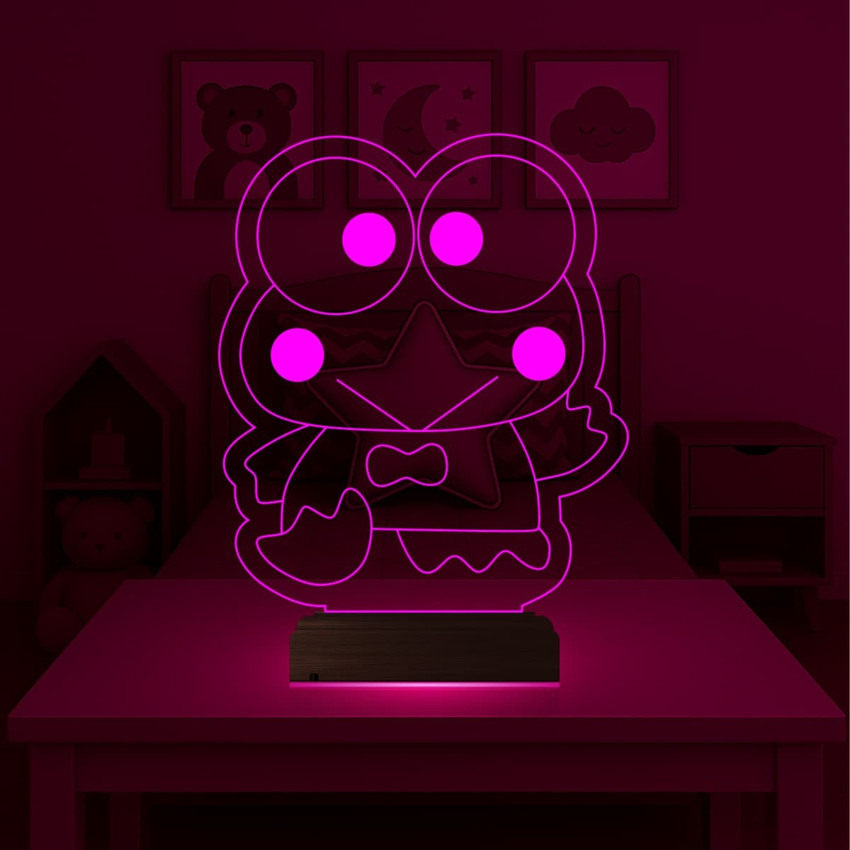 Лягушонок Кероппи — 3D LED Ночник | Подарок ребенку 5