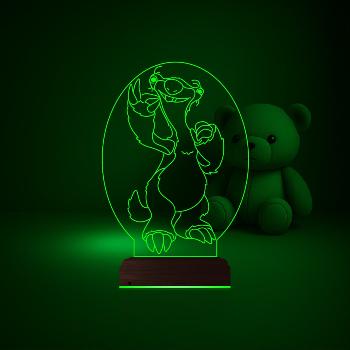 Сид Ледниковый период — 3D LED Ночник | Подарок ребёнку 4