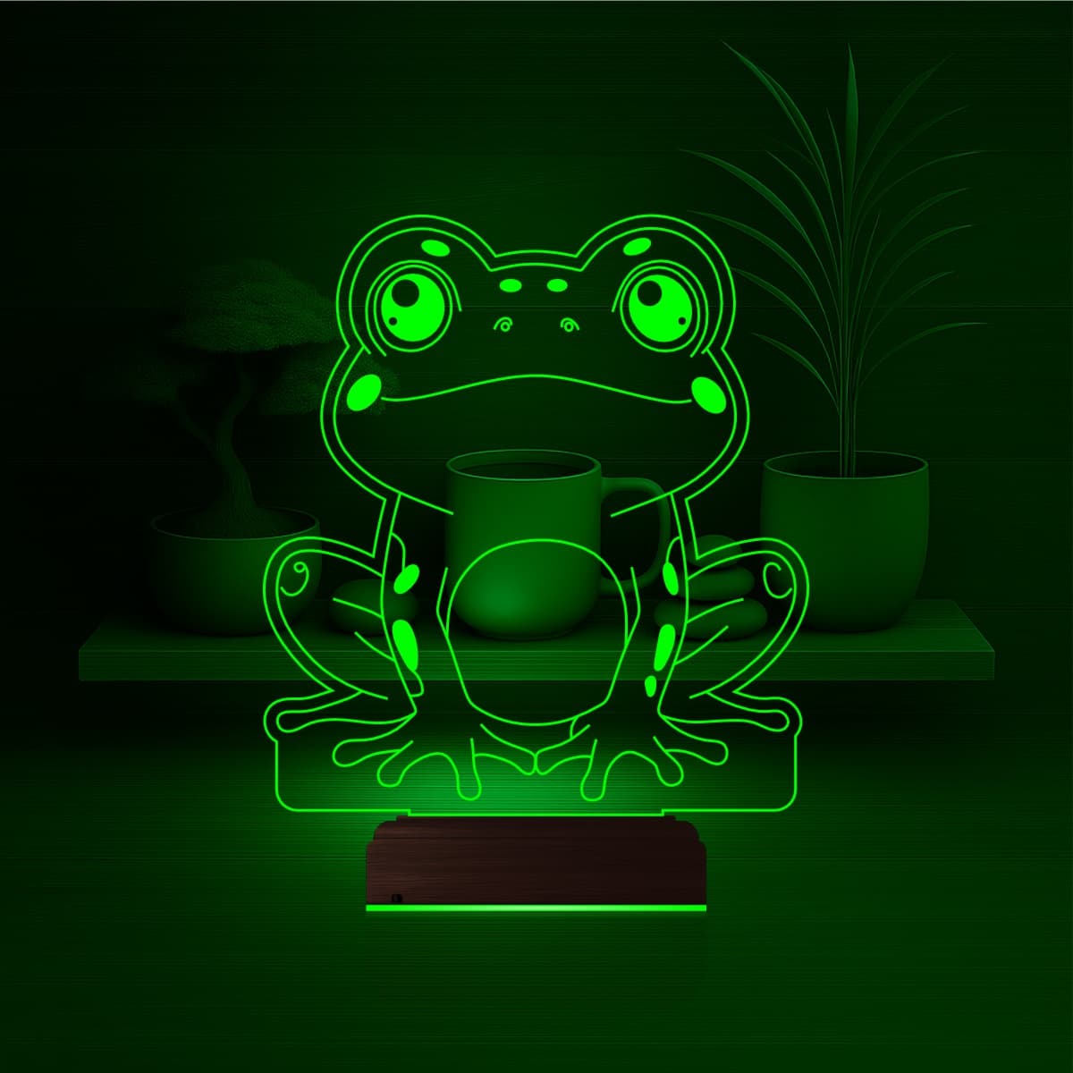 Лягушонок — 3D LED Ночник | Подарок детям 1