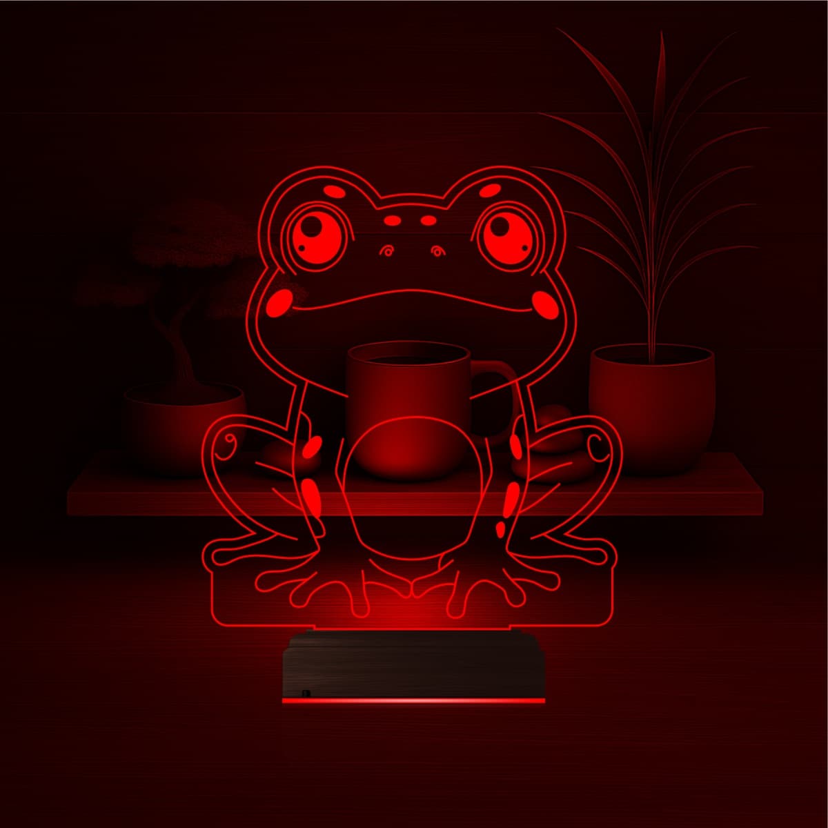 Лягушонок — 3D LED Ночник | Подарок детям 5