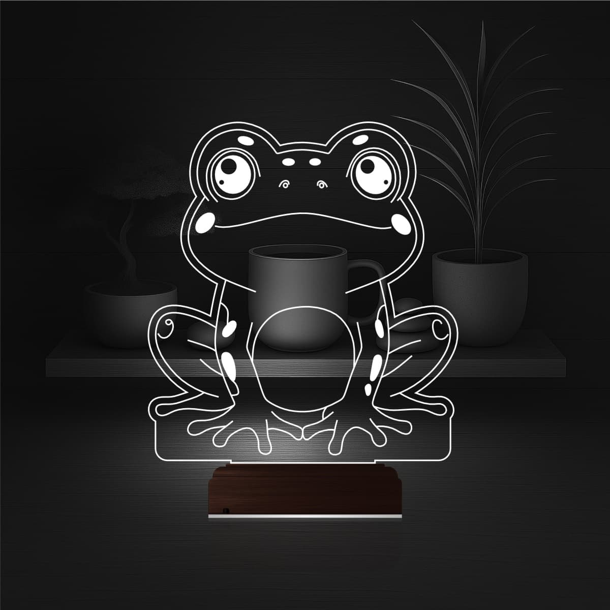 Лягушонок — 3D LED Ночник | Подарок детям 6