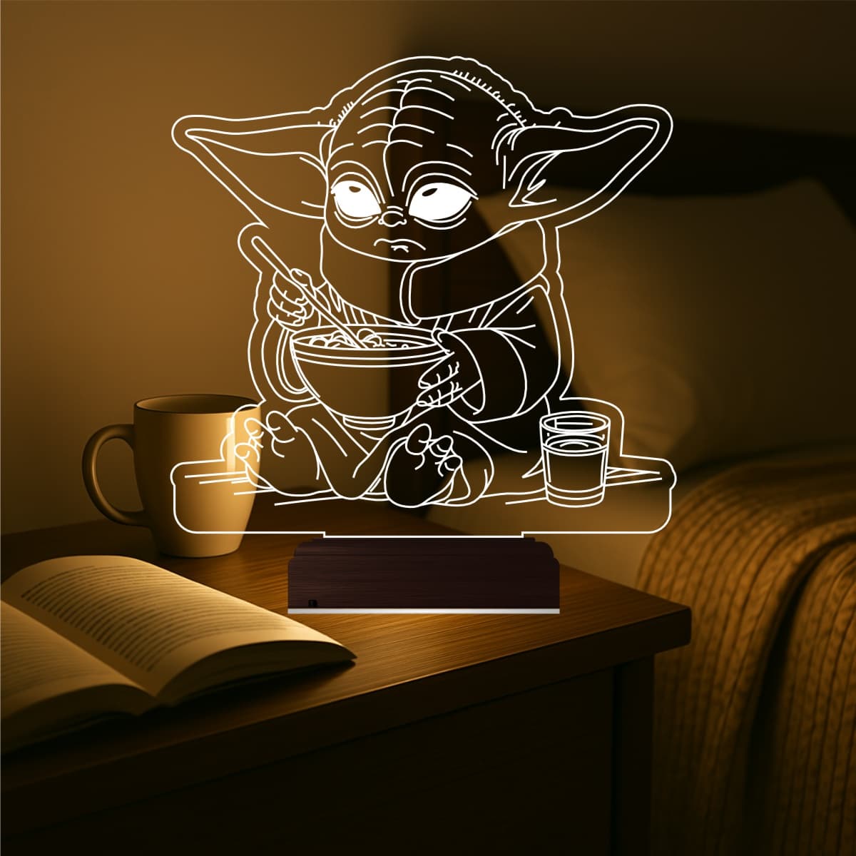 Грогу (Малыш Йода) — 3D LED Ночник | Подарок фанату 2