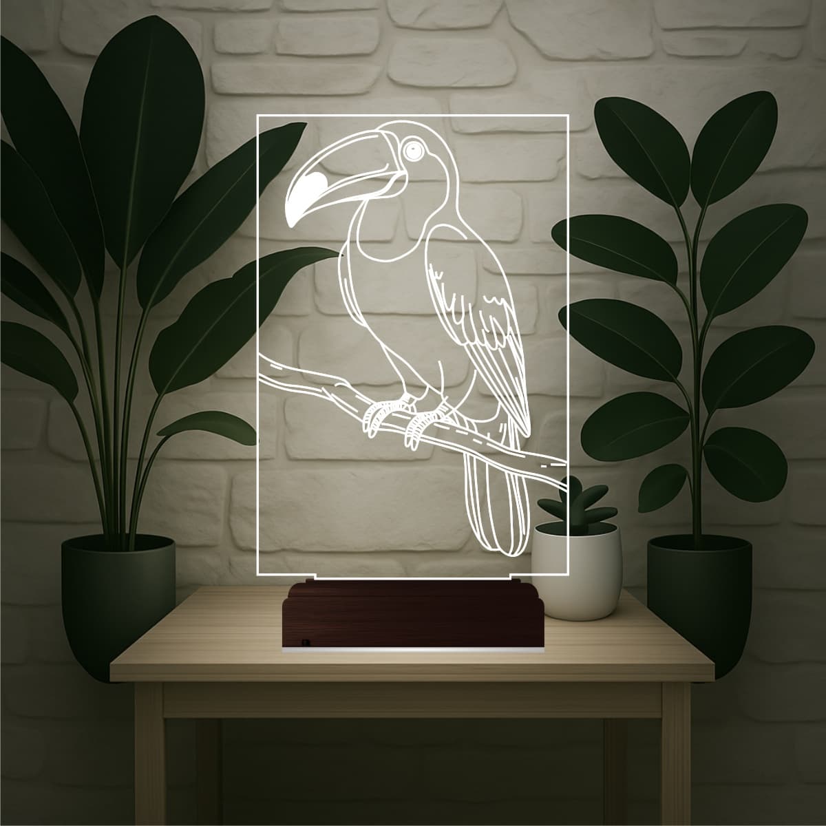 Тукан — 3D LED Ночник | Оригинальный подарок детям 2