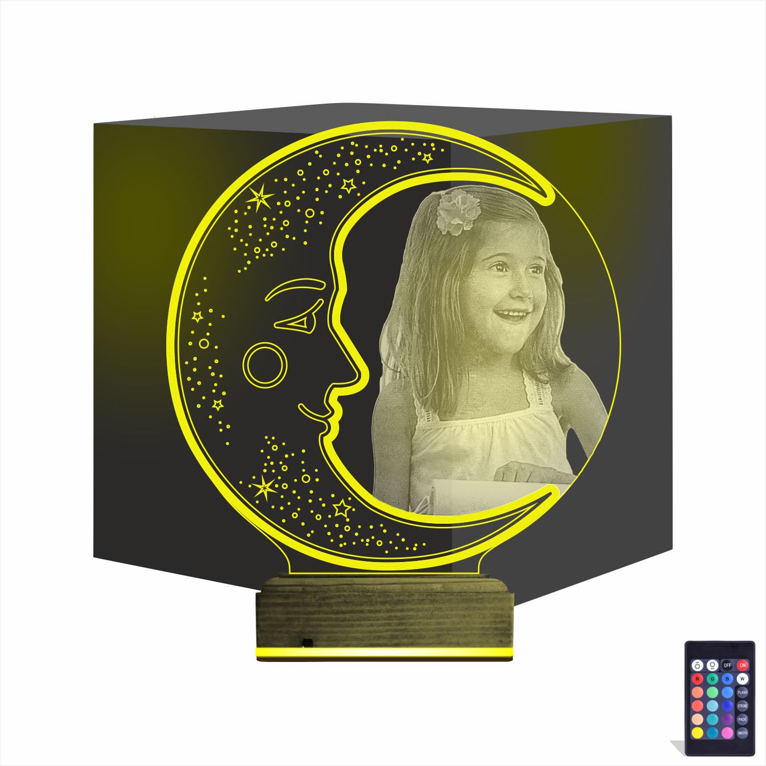 Луна с фото 3D Ночник 1
