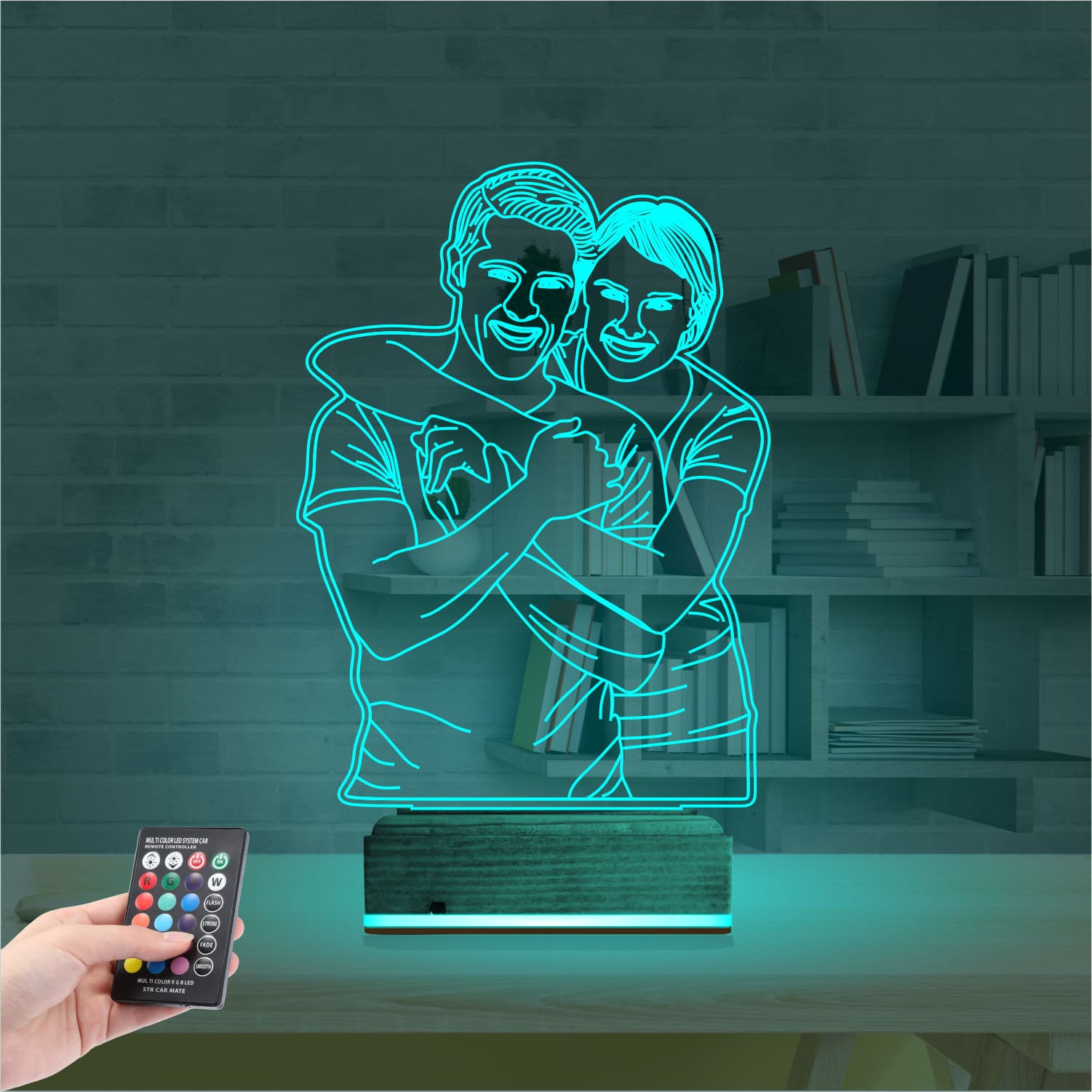 Пара по фото — 3D LED Ночник | Романтический подарок 3