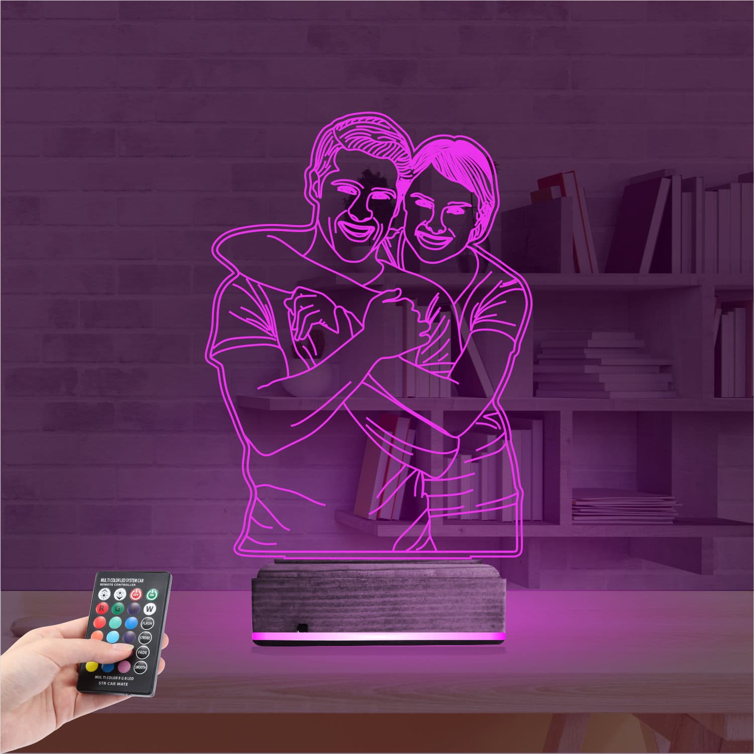 Пара по фото — 3D LED Ночник | Романтический подарок 4