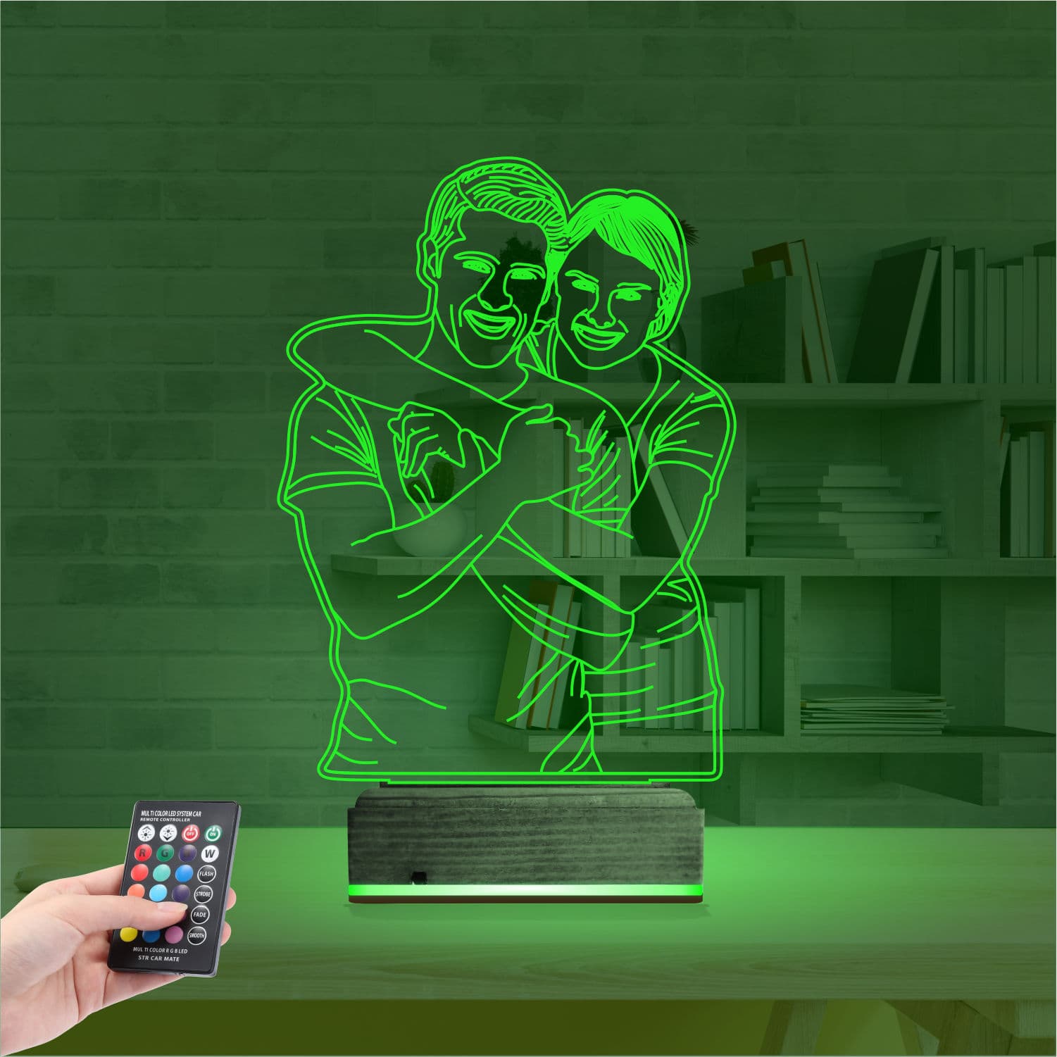 Пара по фото — 3D LED Ночник | Романтический подарок 6