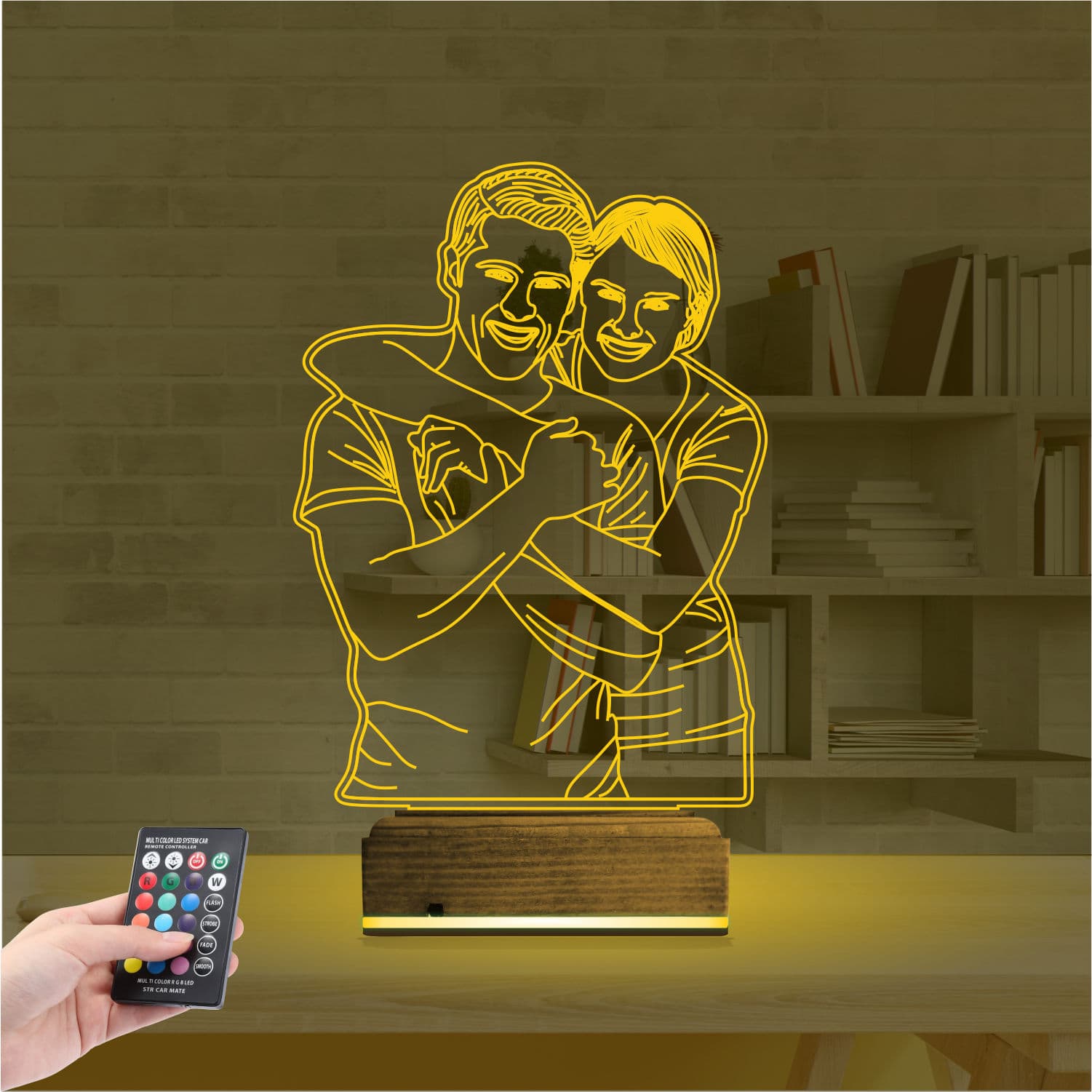 Пара по фото — 3D LED Ночник | Романтический подарок 8