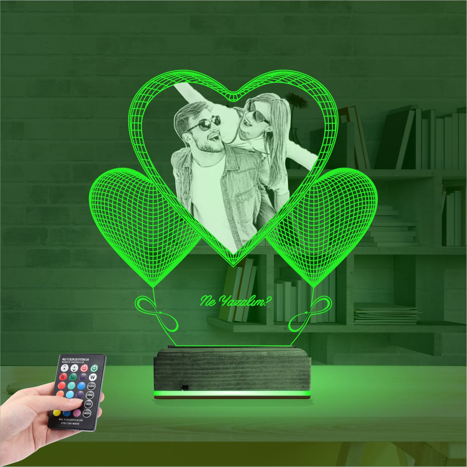 Сердце с вашим фото — 3D LED Ночник | Подарок любимым 6