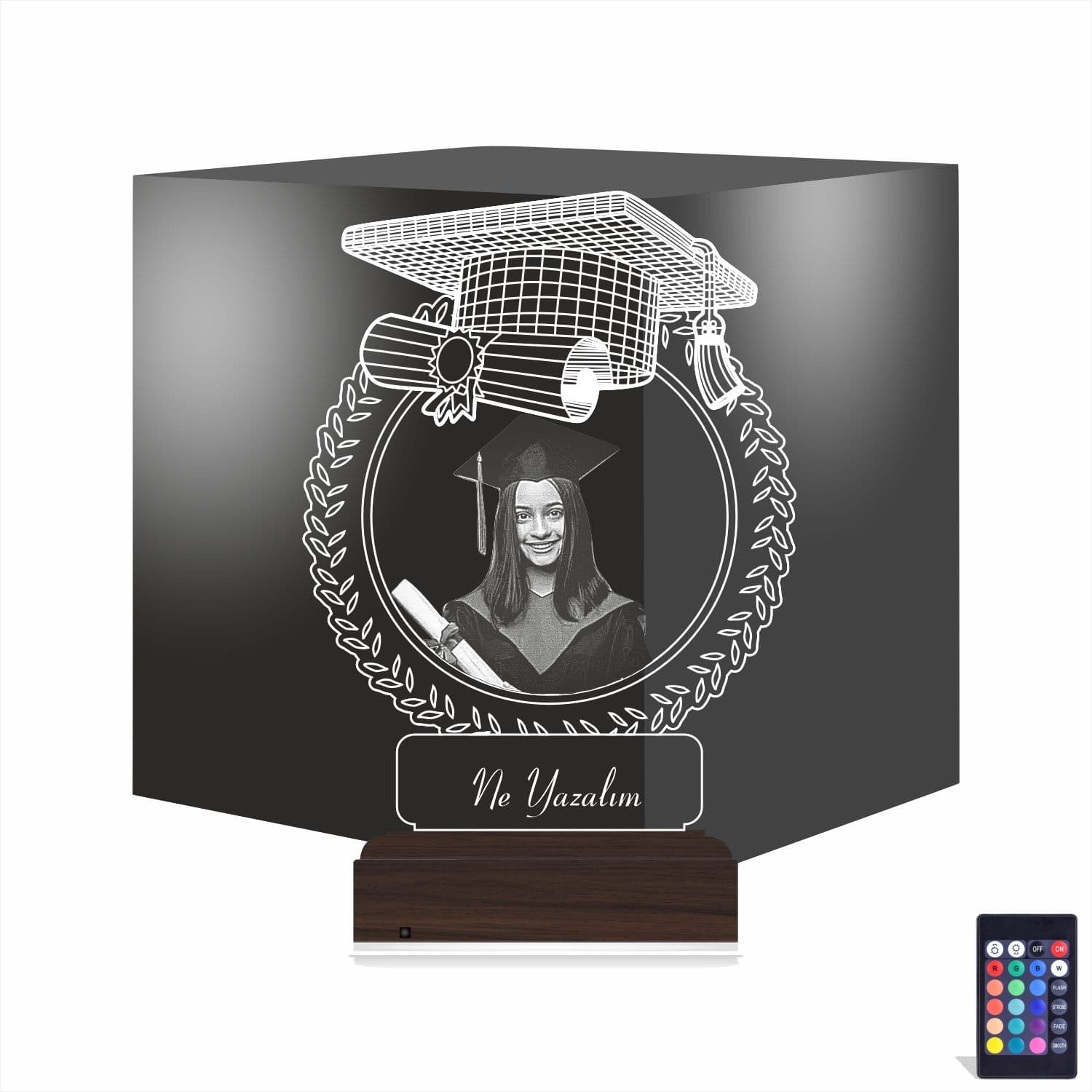 Выпускница с фото 3D Ночник 1