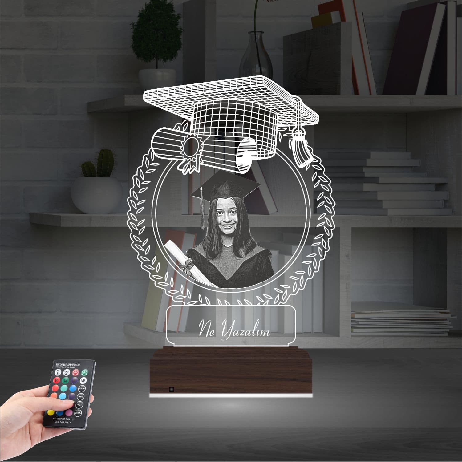 Выпускница с фото 3D Ночник 2