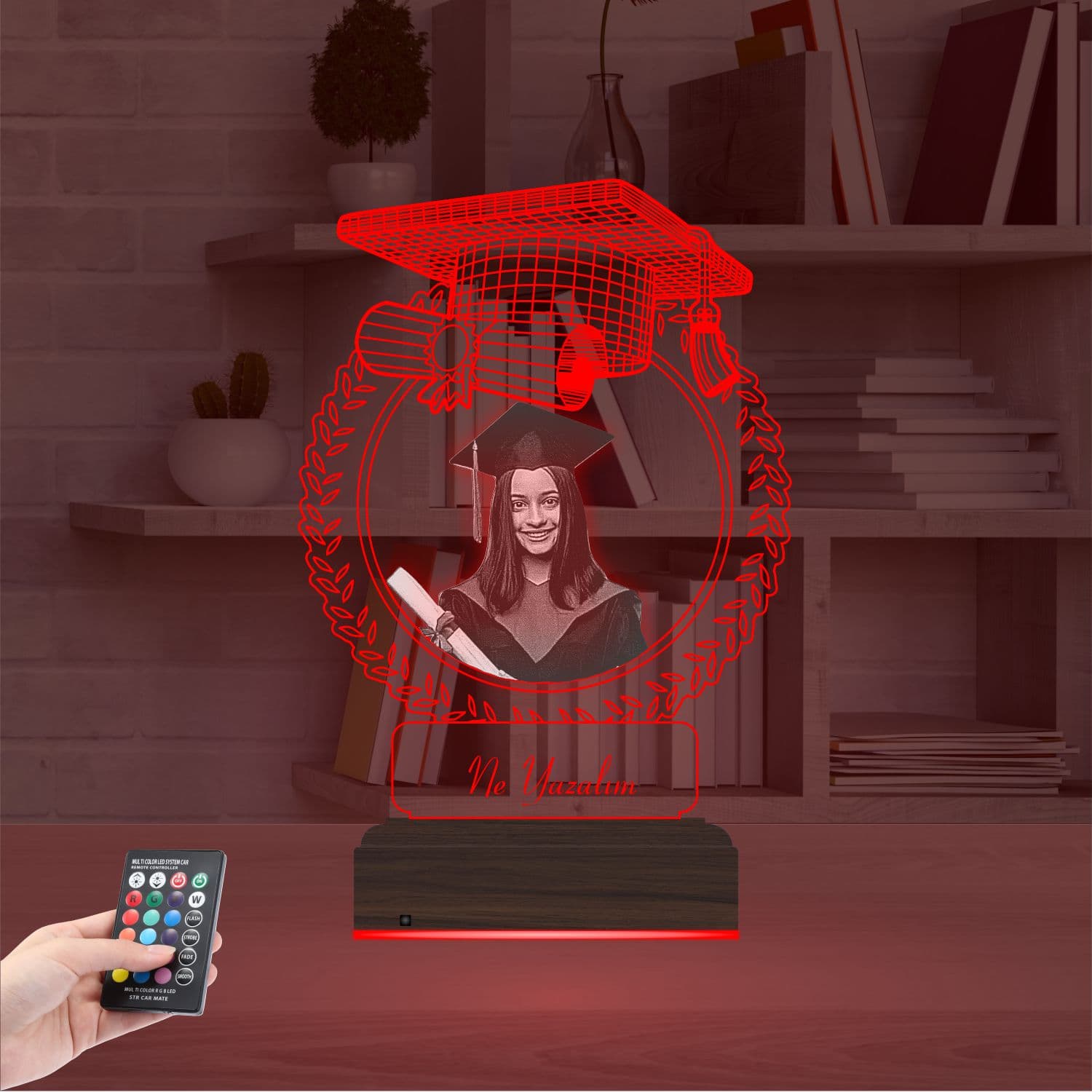 Выпускница с фото 3D Ночник 5