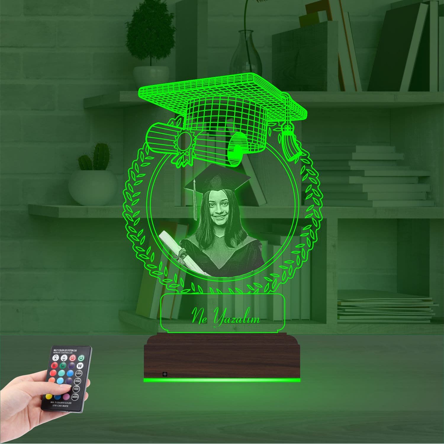 Выпускница с фото 3D Ночник 6