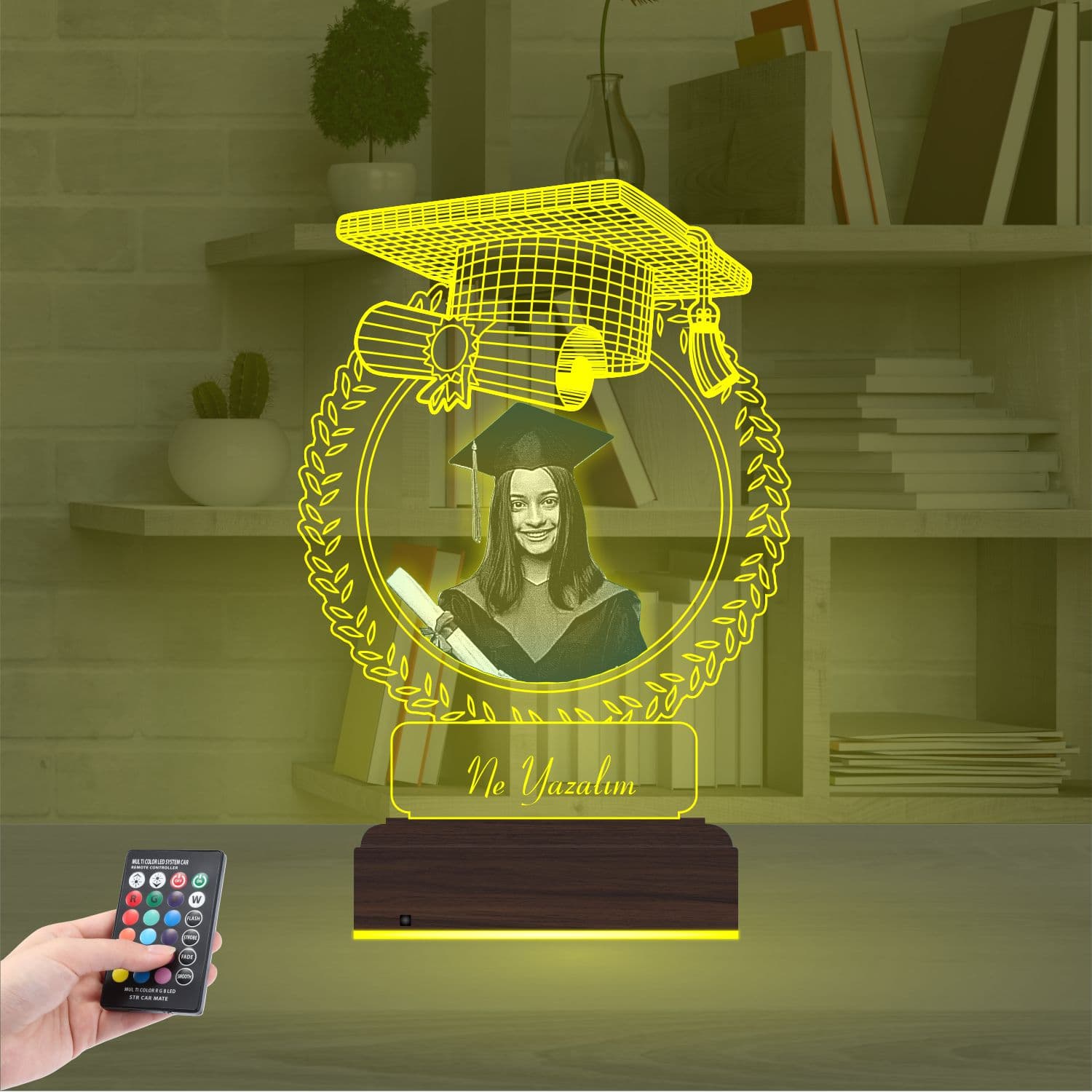 Выпускница с фото 3D Ночник 7