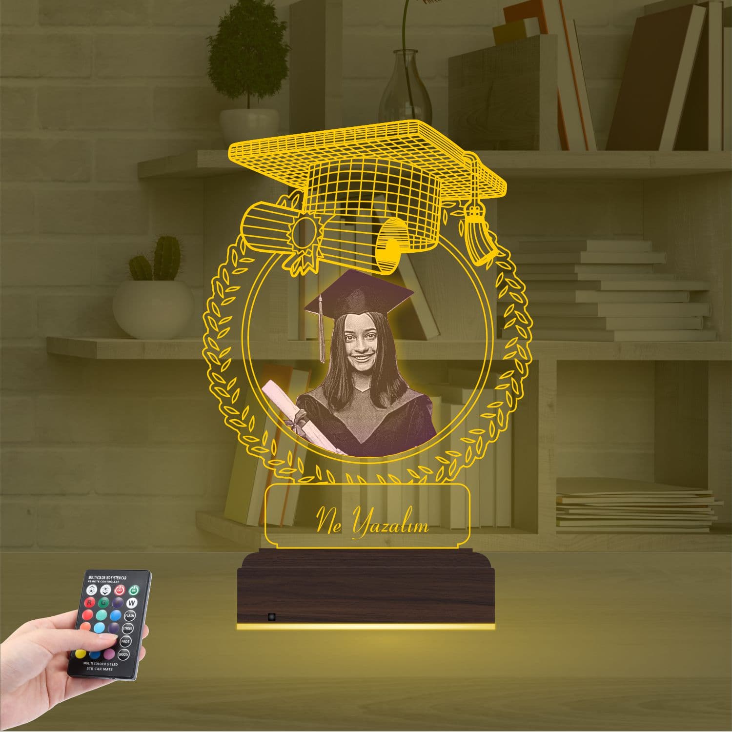 Выпускница с фото 3D Ночник 8