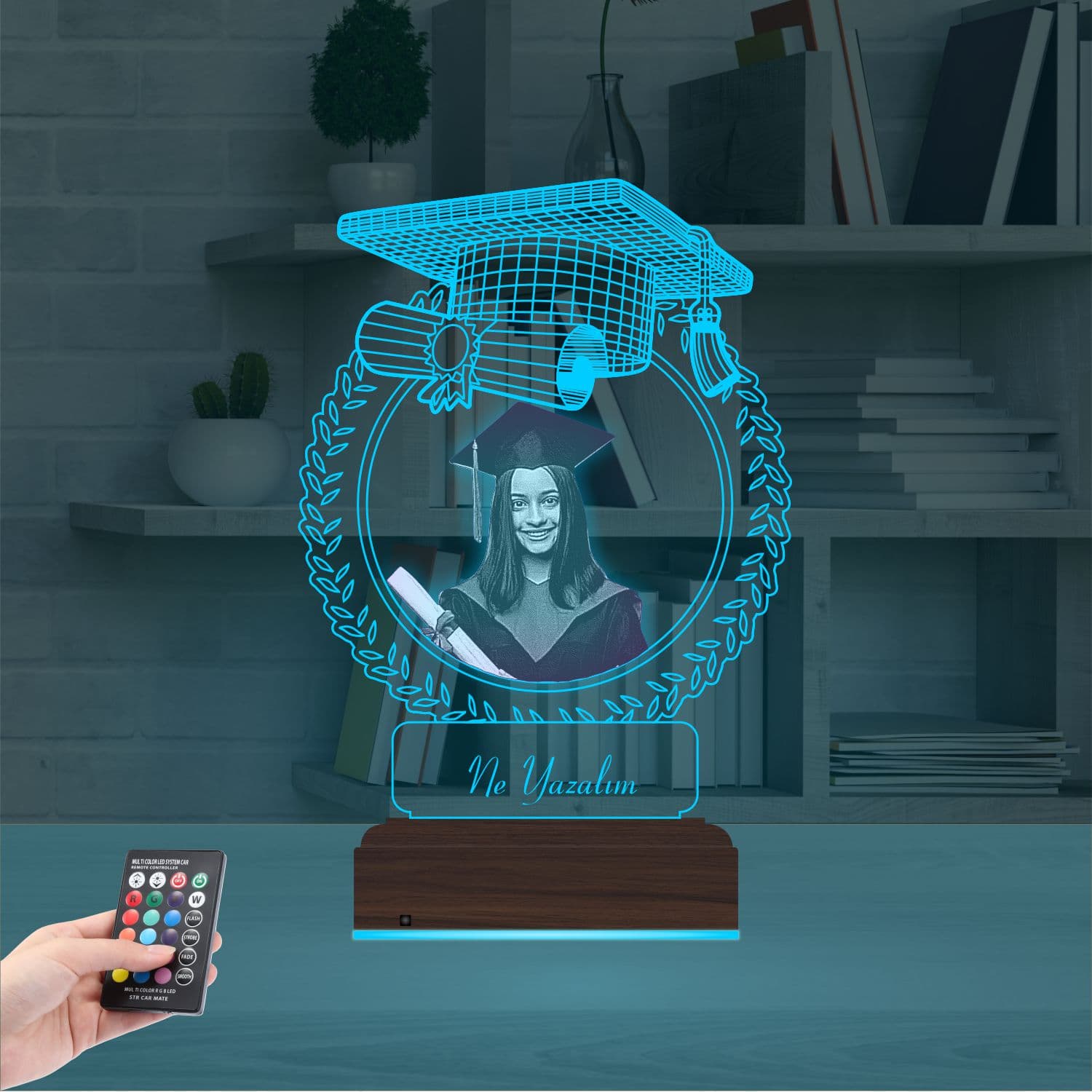 Выпускница с фото 3D Ночник 9