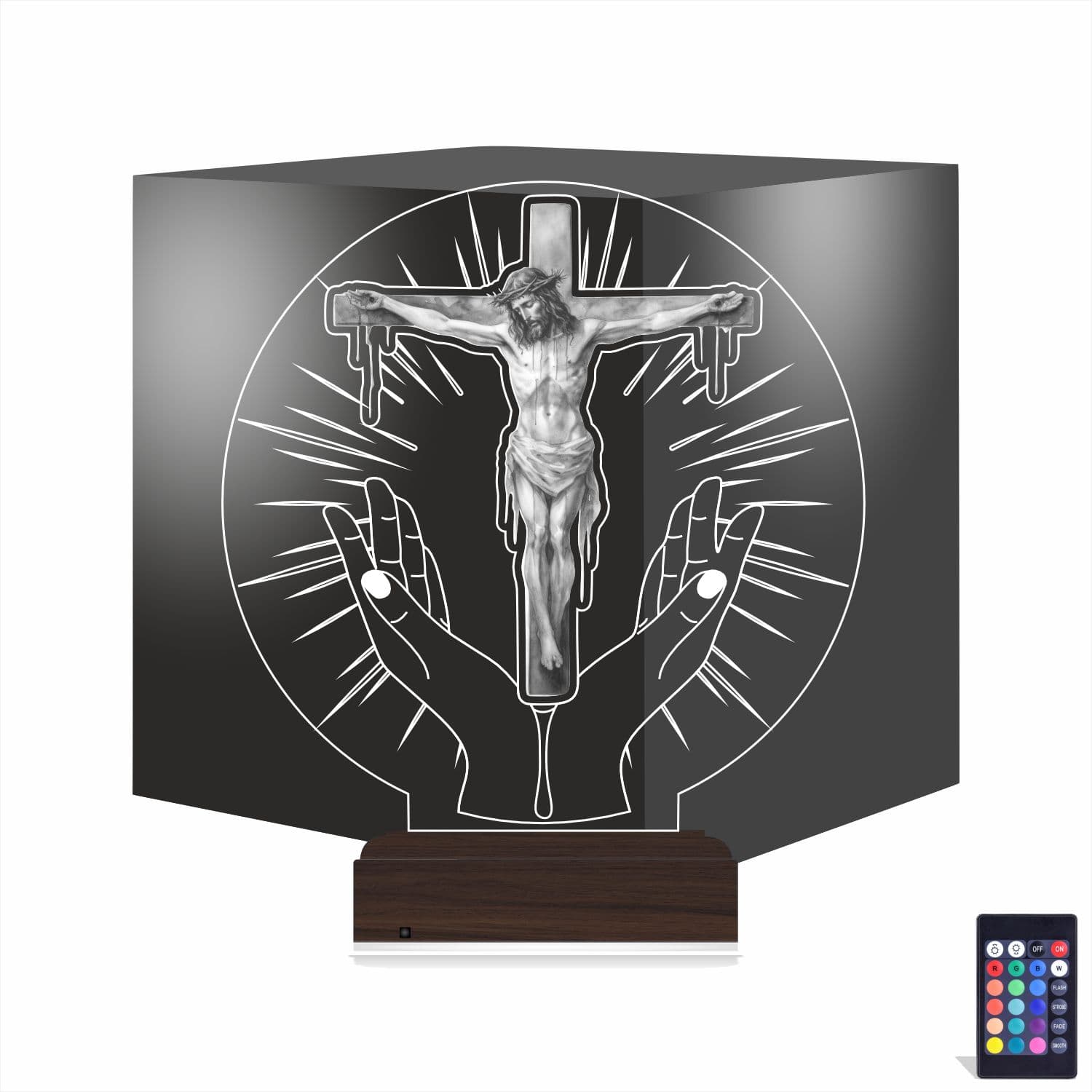 Иисус Христос — 3D LED Ночник | Духовный подарок 1