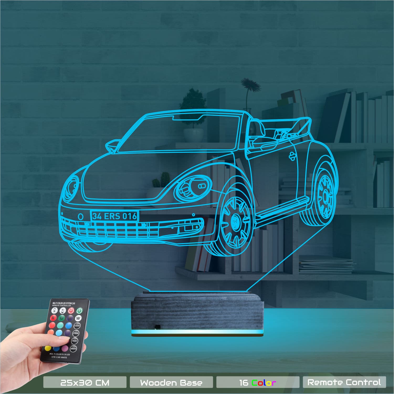 Volkswagen Жук 3D Ночник 9