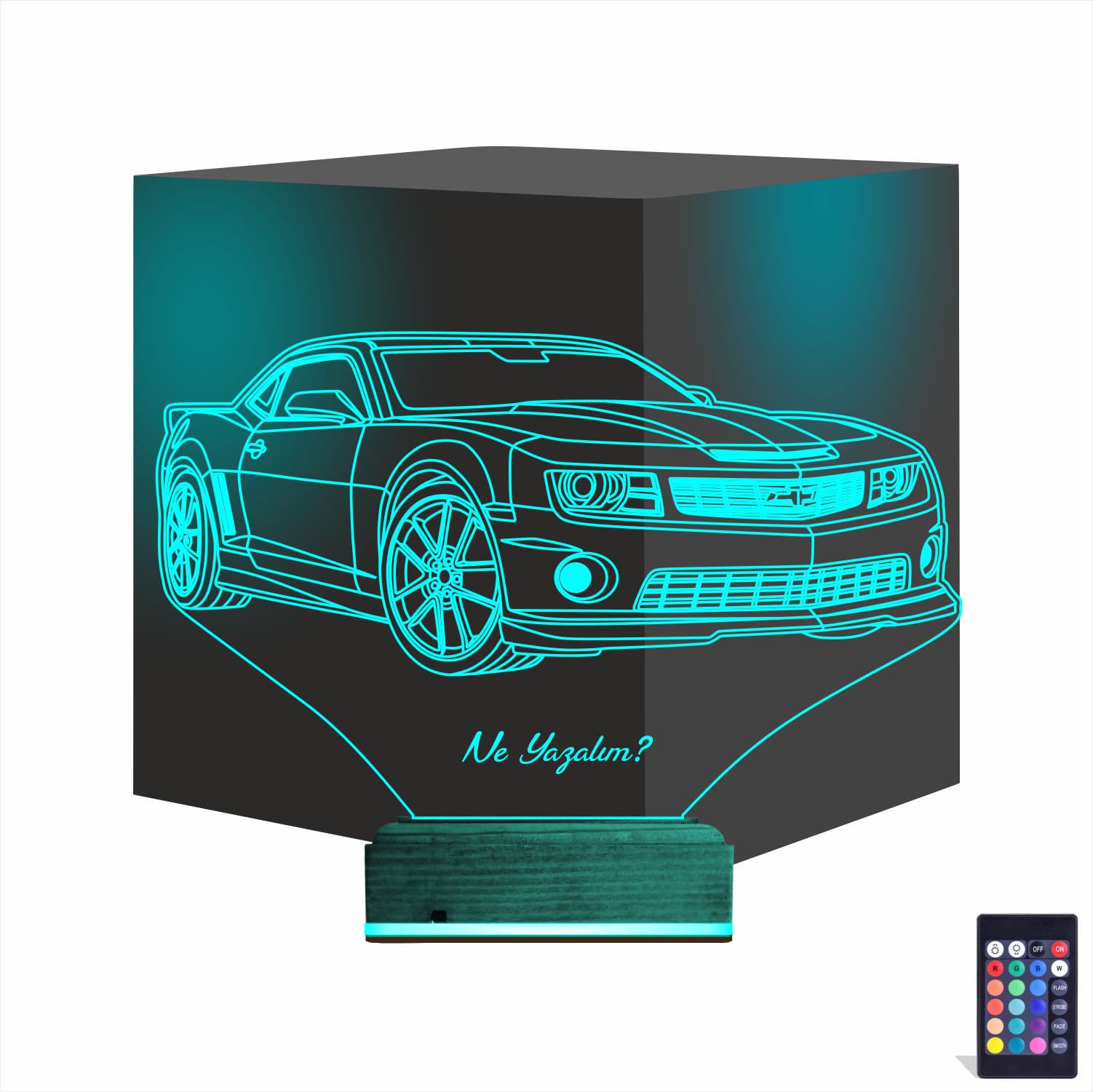 Chevrolet Camaro — 3D LED Ночник | Подарок мужчине 1