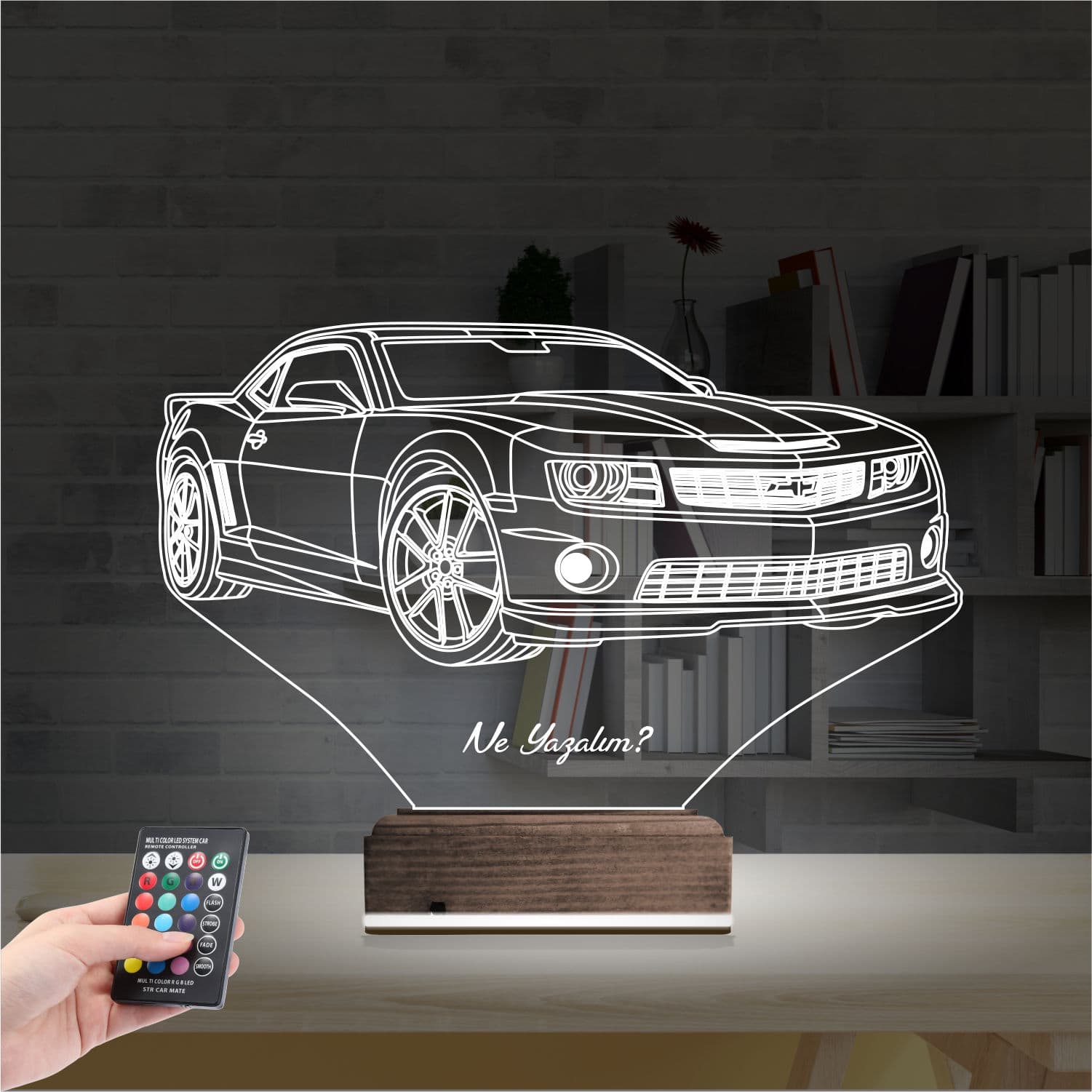 Chevrolet Camaro — 3D LED Ночник | Подарок мужчине 2
