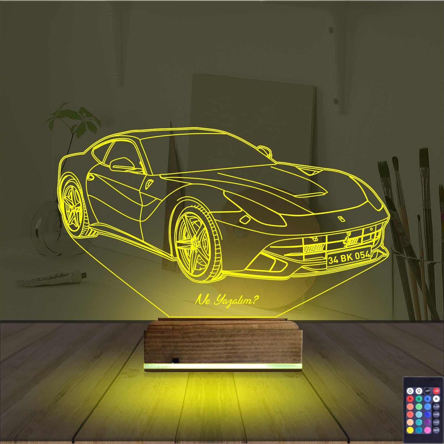 Машина Ferrari 3D Ночник 5