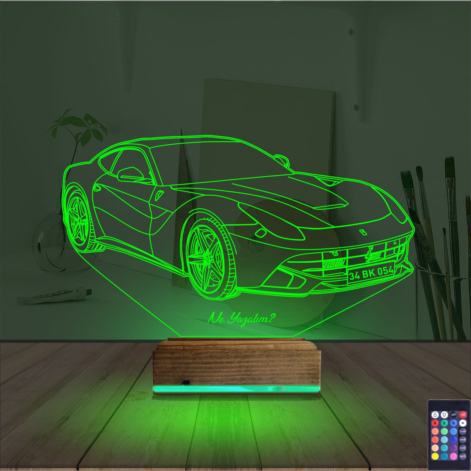 Машина Ferrari 3D Ночник 6