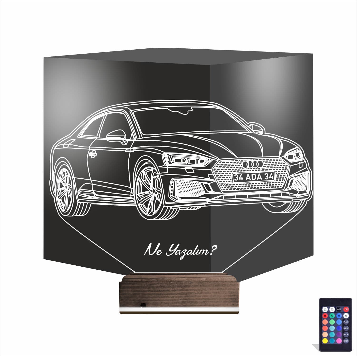 Audi Купе — 3D LED Ночник | Подарок автомобилисту 1