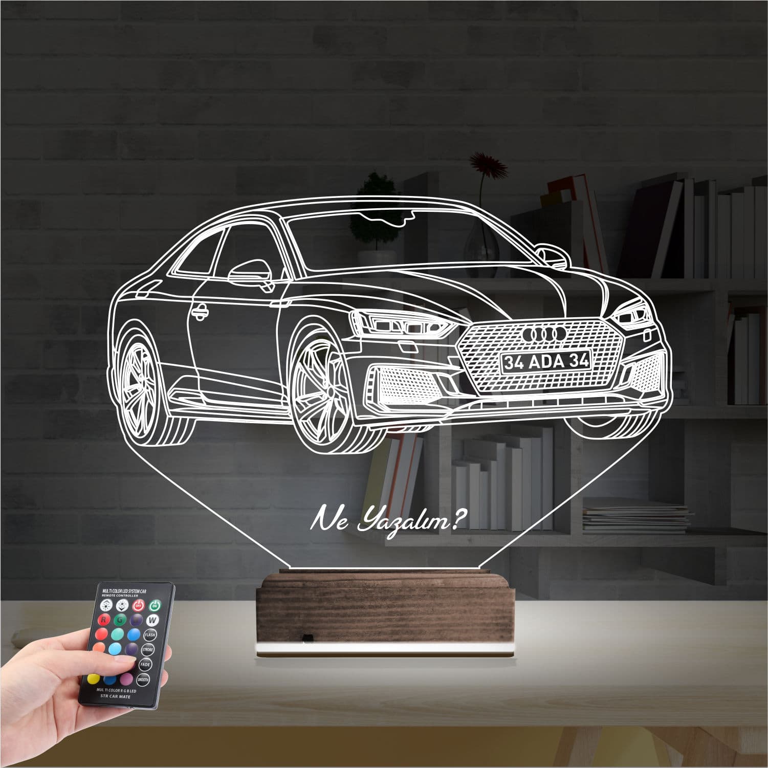 Audi Купе — 3D LED Ночник | Подарок автомобилисту 2