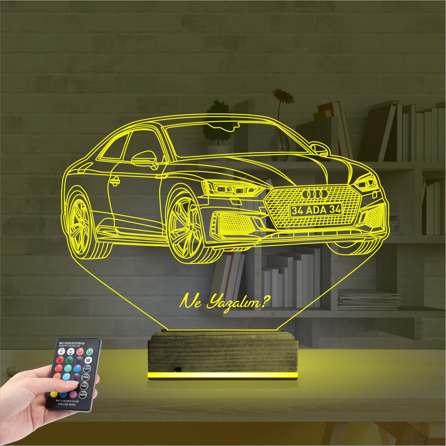 Audi Купе — 3D LED Ночник | Подарок автомобилисту 5