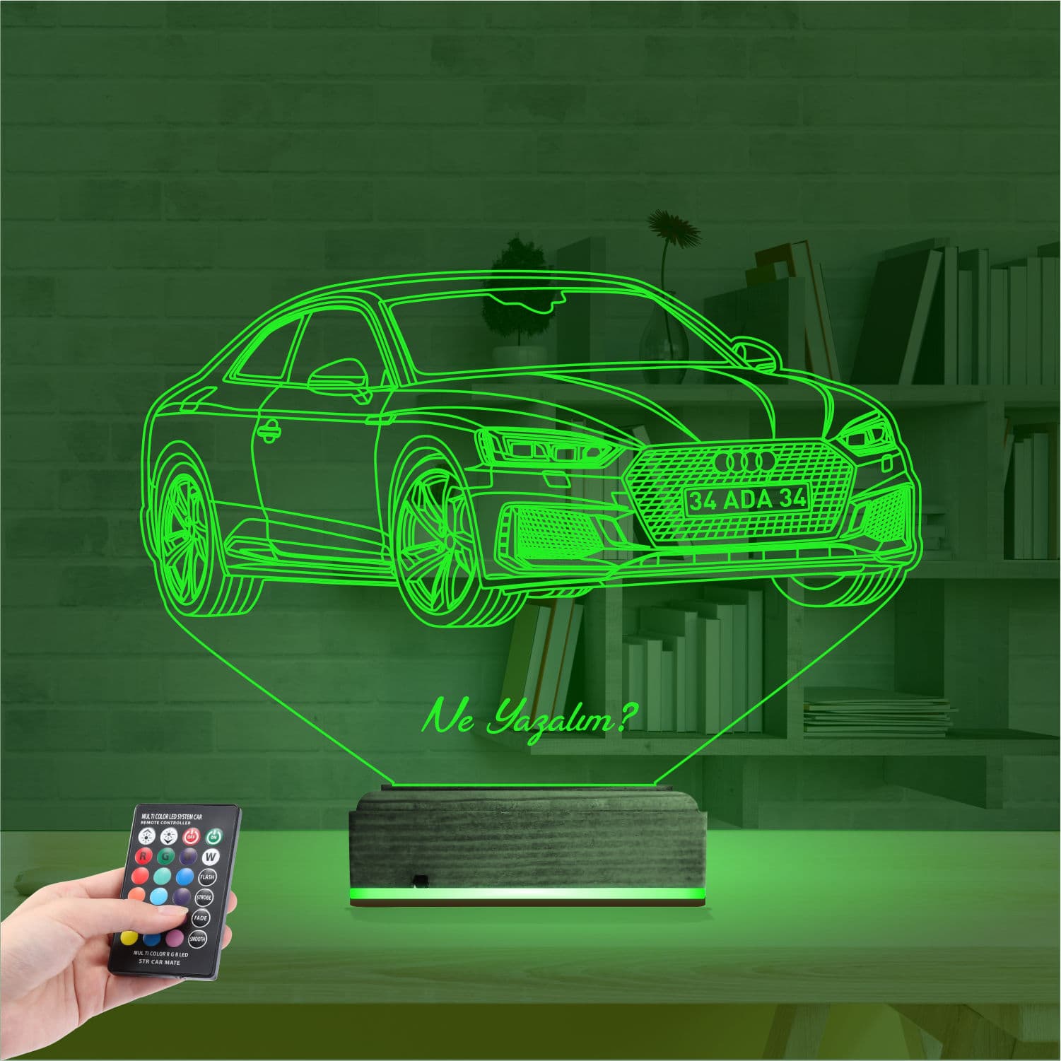 Audi Купе — 3D LED Ночник | Подарок автомобилисту 6