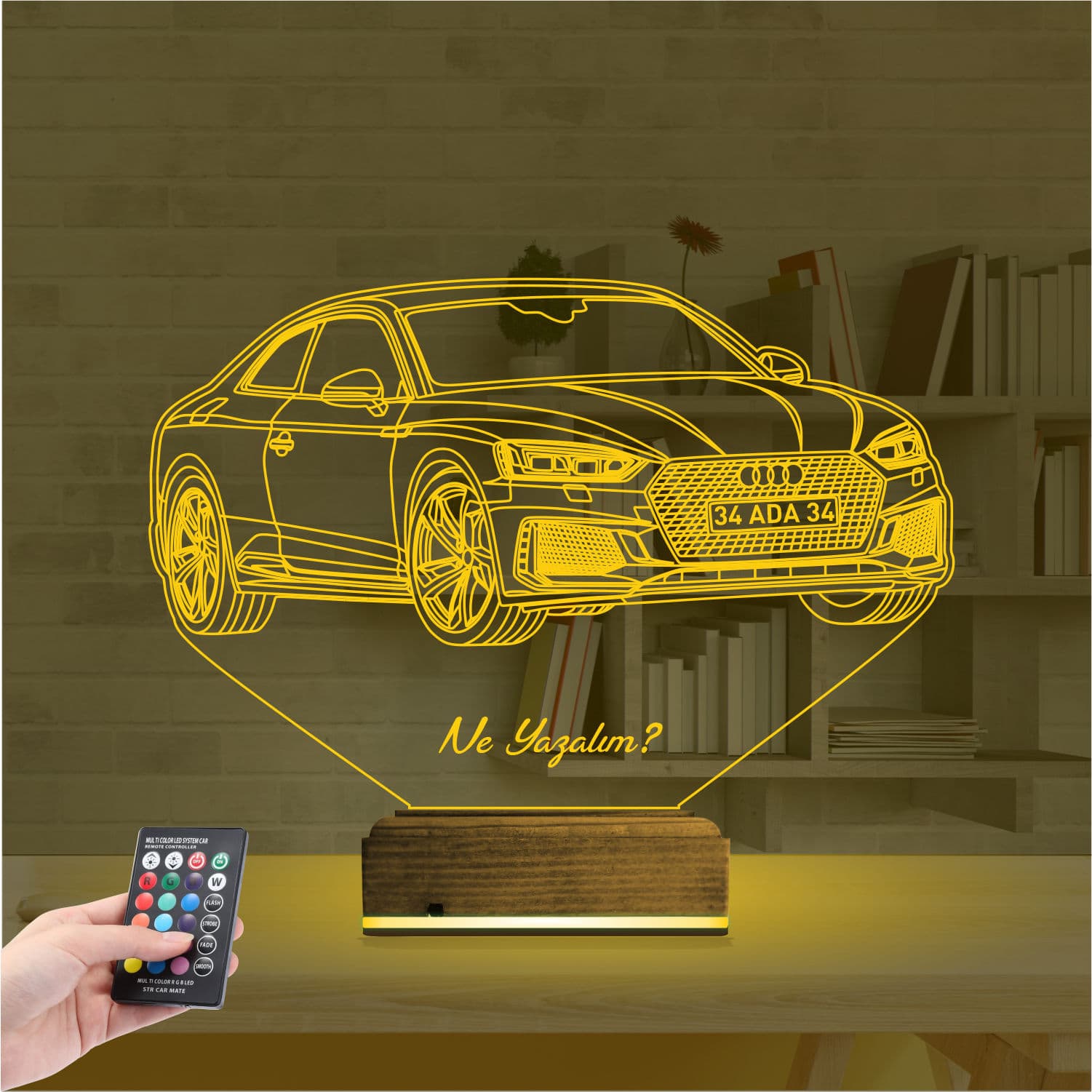 Audi Купе — 3D LED Ночник | Подарок автомобилисту 8