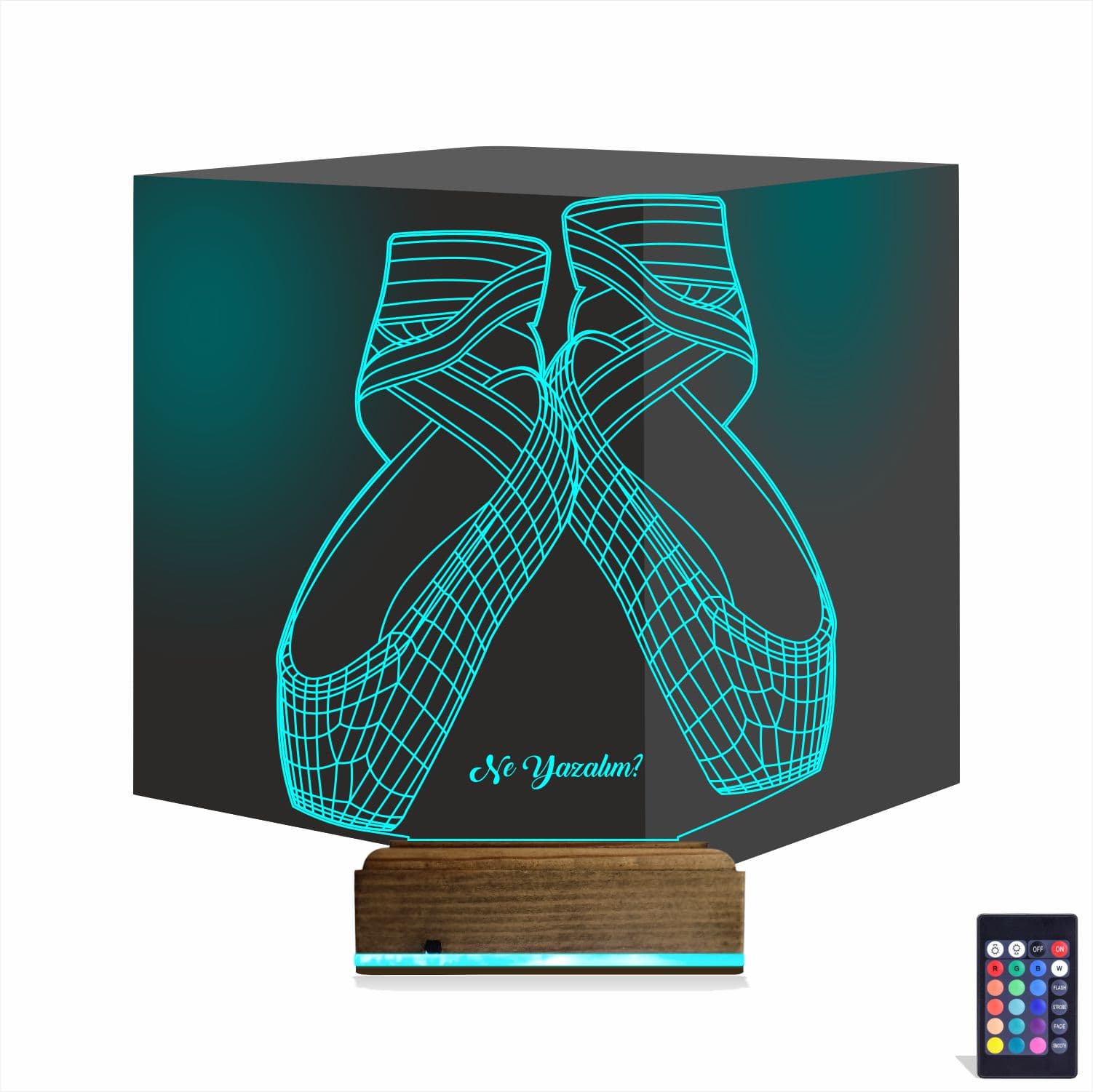 Пуанты — 3D LED Ночник | Подарок балерине 1