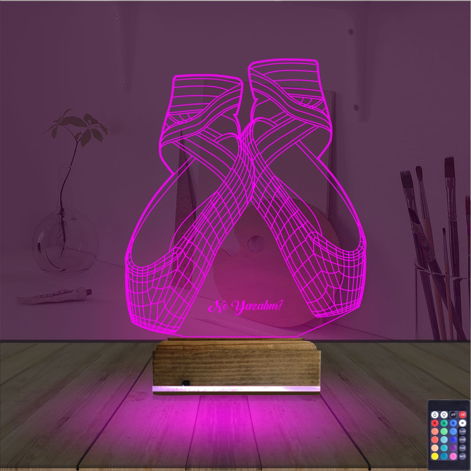 Пуанты — 3D LED Ночник | Подарок балерине 4