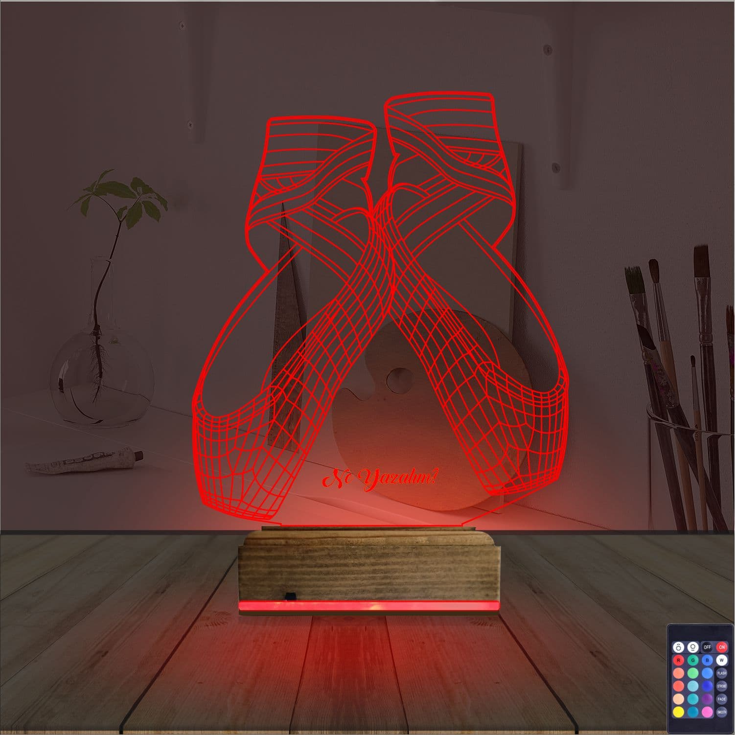 Пуанты — 3D LED Ночник | Подарок балерине 7