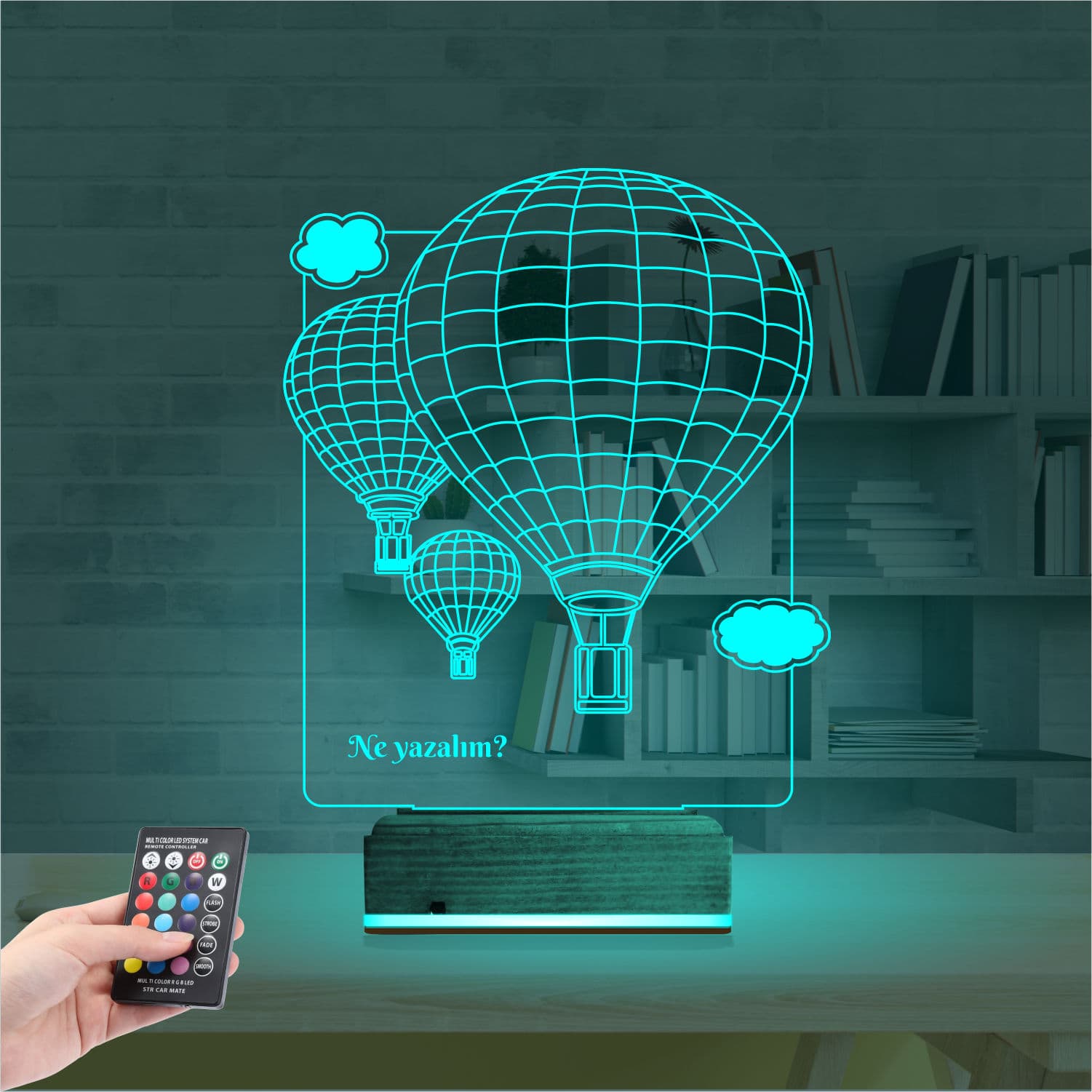 3D Kişiye Özel Lamba #013 3