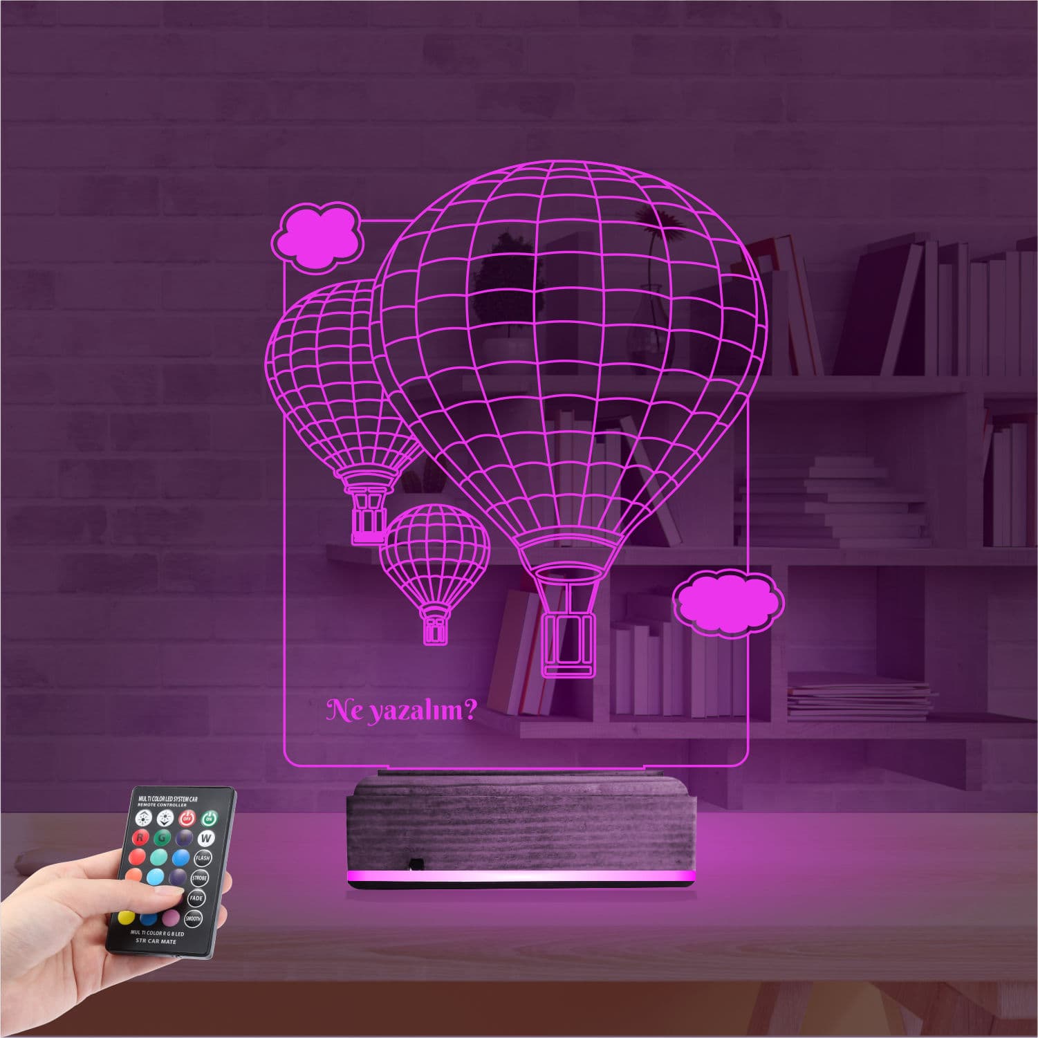 3D Kişiye Özel Lamba #013 4