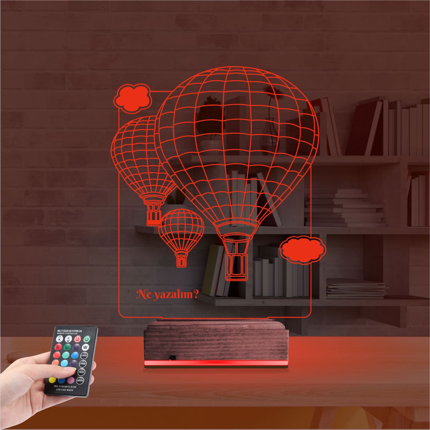 3D Kişiye Özel Lamba #013 7