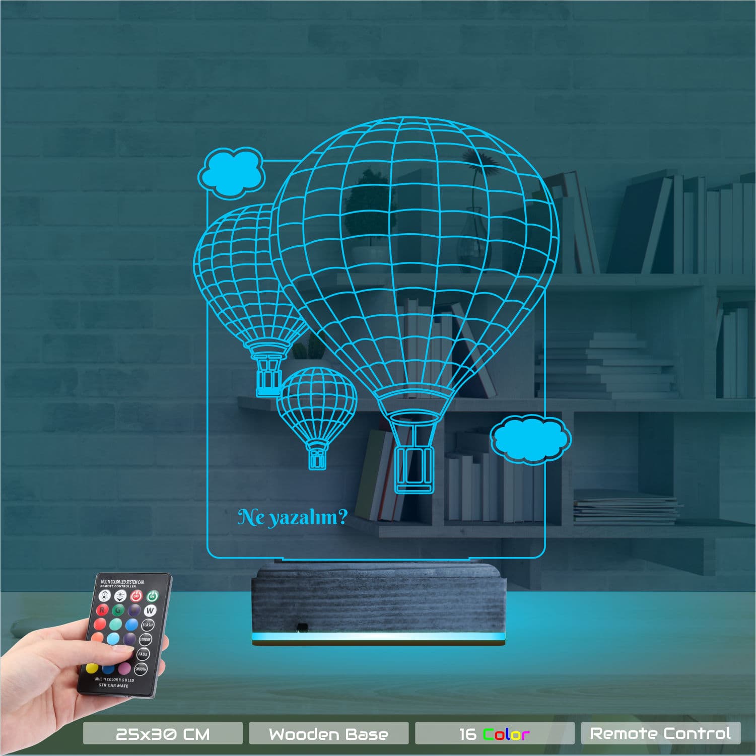 3D Kişiye Özel Lamba #013 9