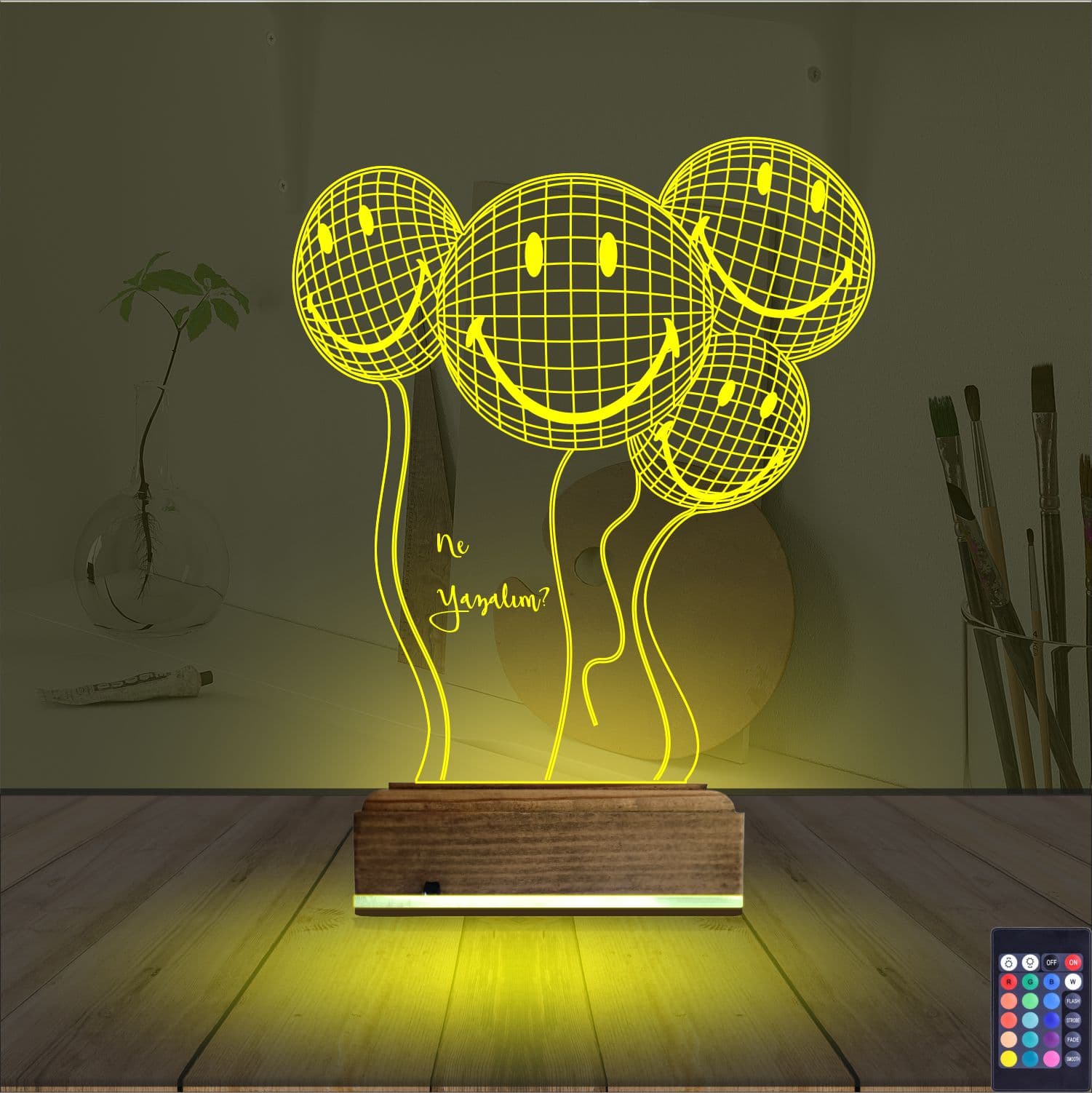 3D Kişiye Özel Lamba #014 5